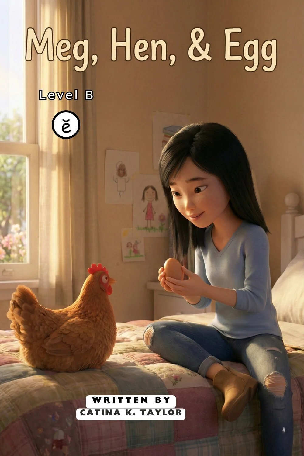 Meg, Hen, and Egg (a short e decodable)