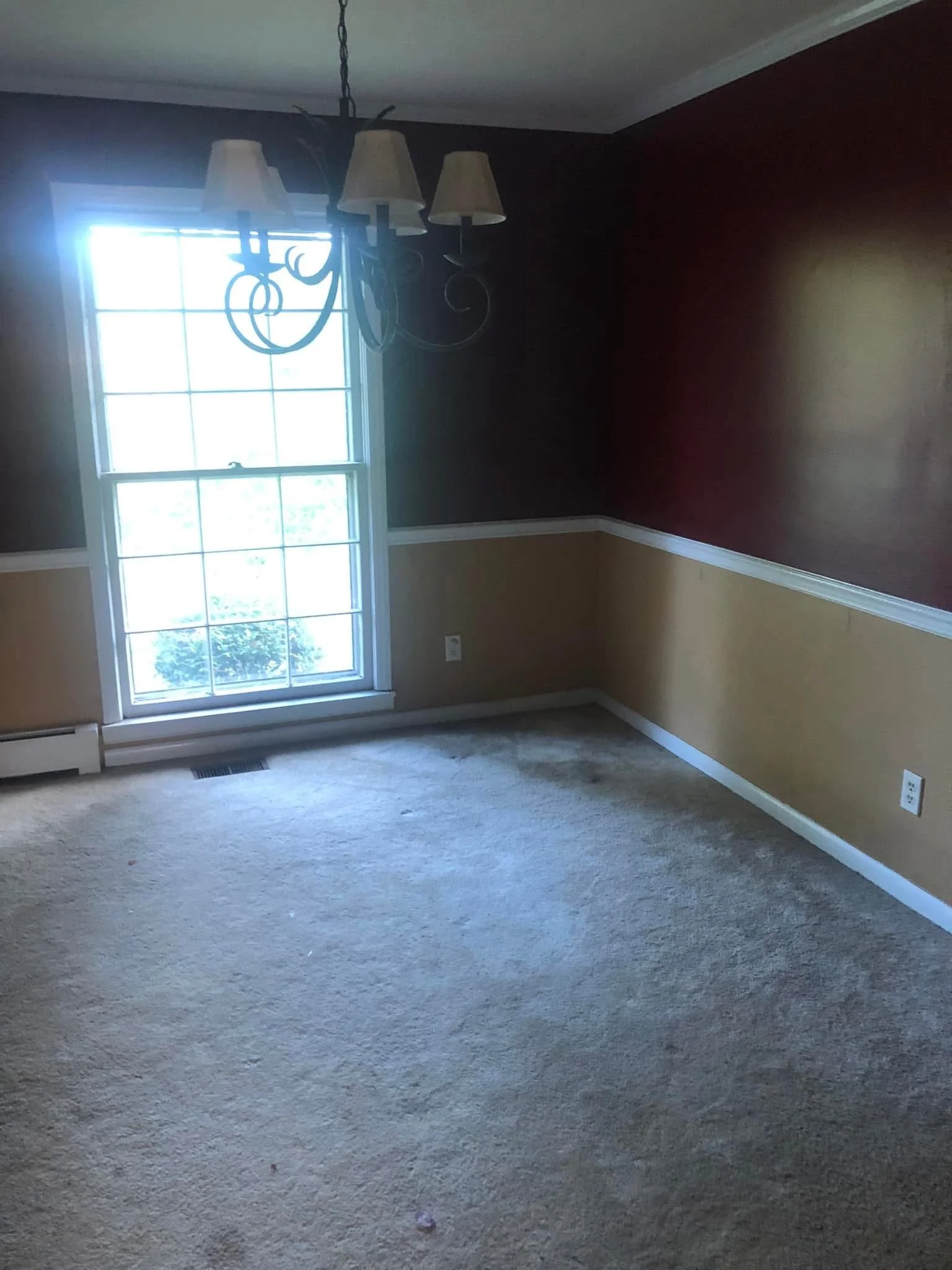 formal dining room off the kitchen