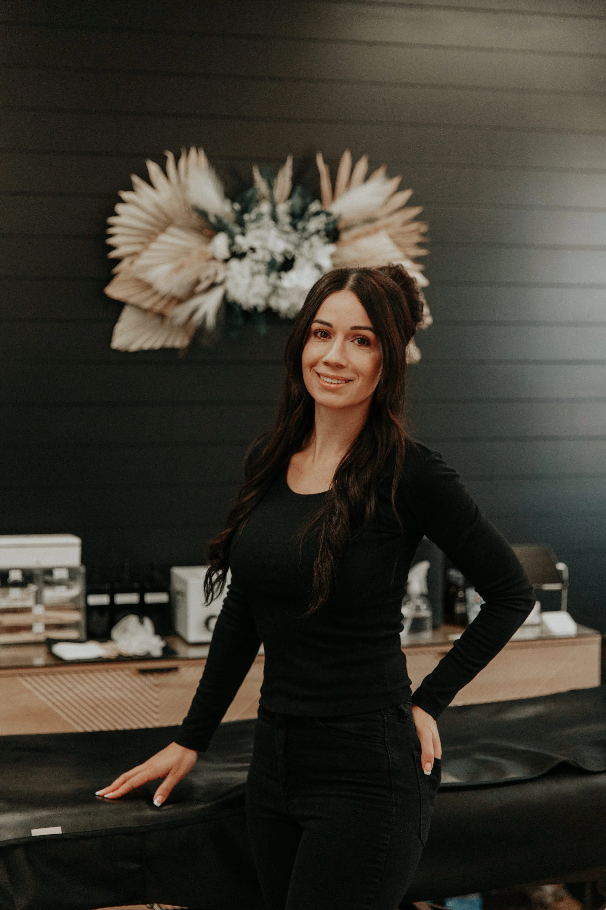 Beauty professionals at Central Coast Esthetics in Orcutt, CA offering waxing, lash lifts, spray tans, and brow services