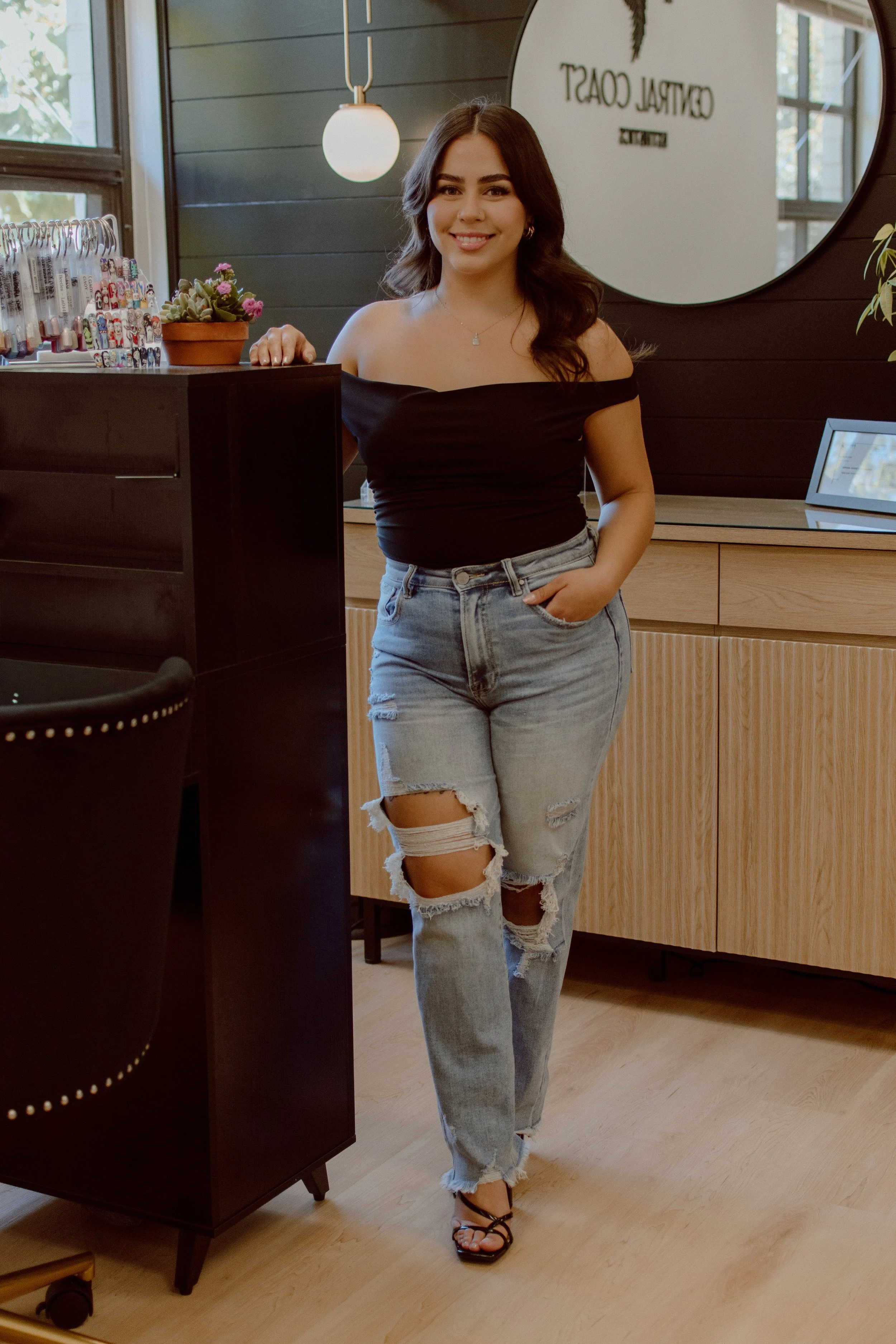 Beauty professionals at Central Coast Esthetics in Orcutt, CA offering waxing, lash lifts, spray tans, and brow services