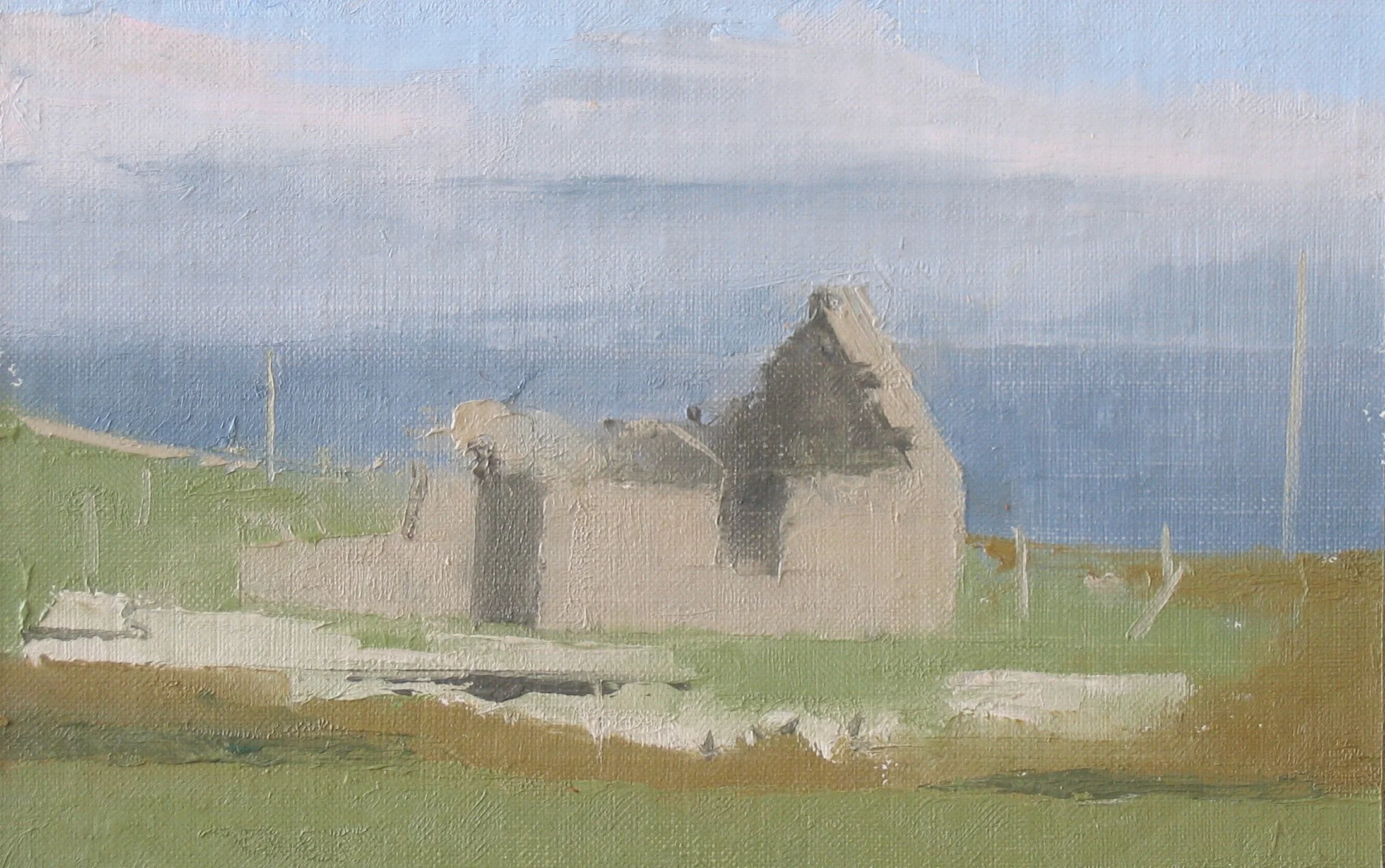 Cottage Ruin, 2005, 6 x 9”