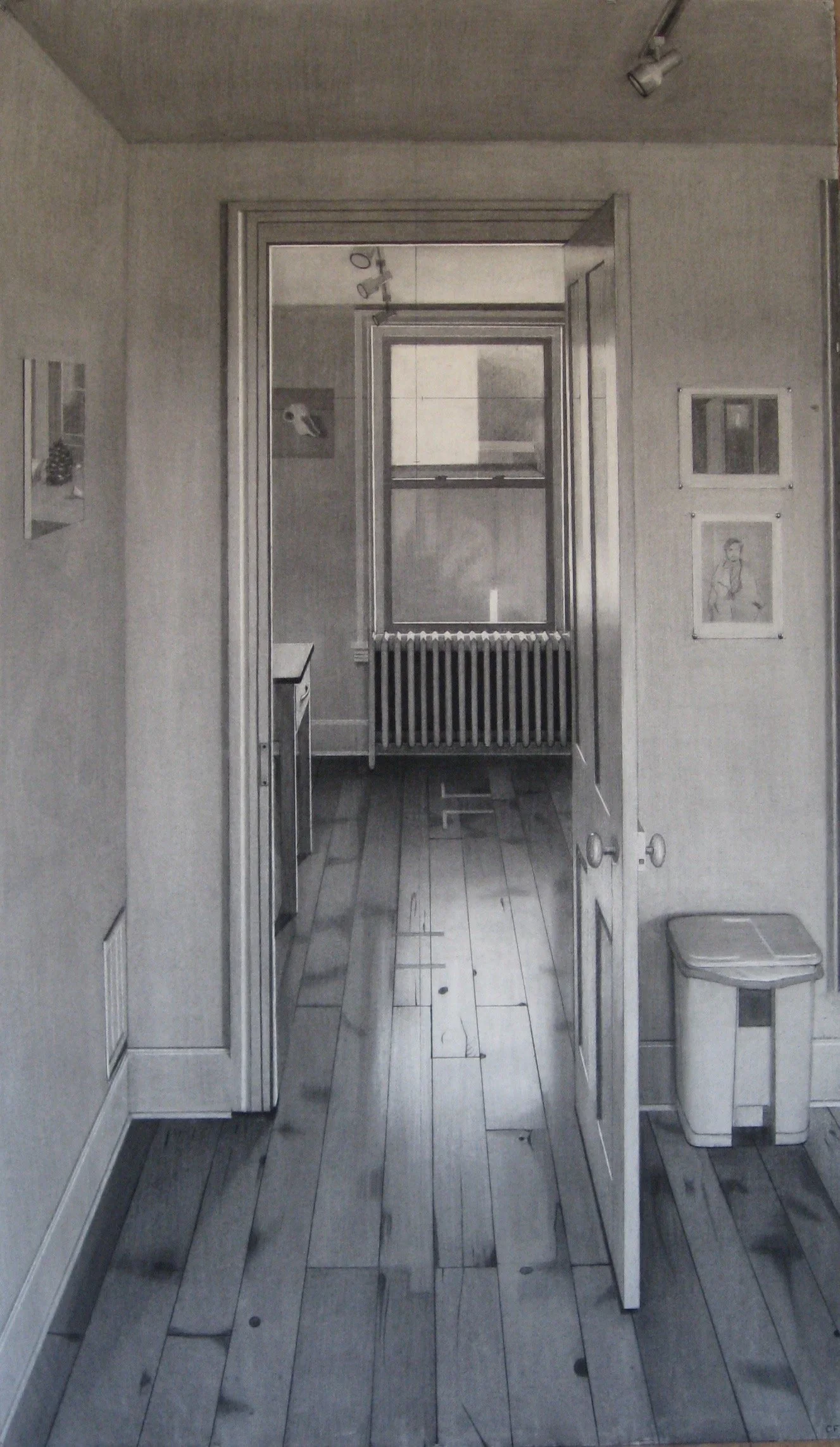 Studio Door #2, 2009, 35 x 60”