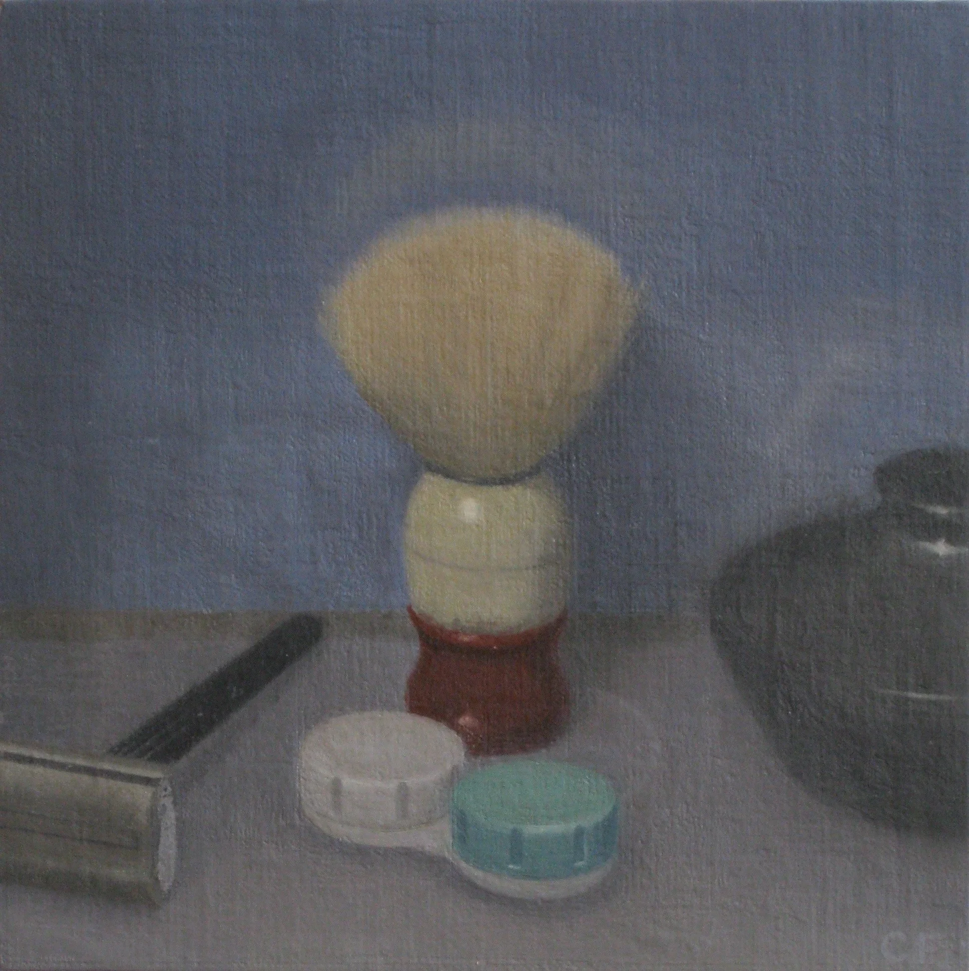 Shaving Brush, 2006, 8 x 8”