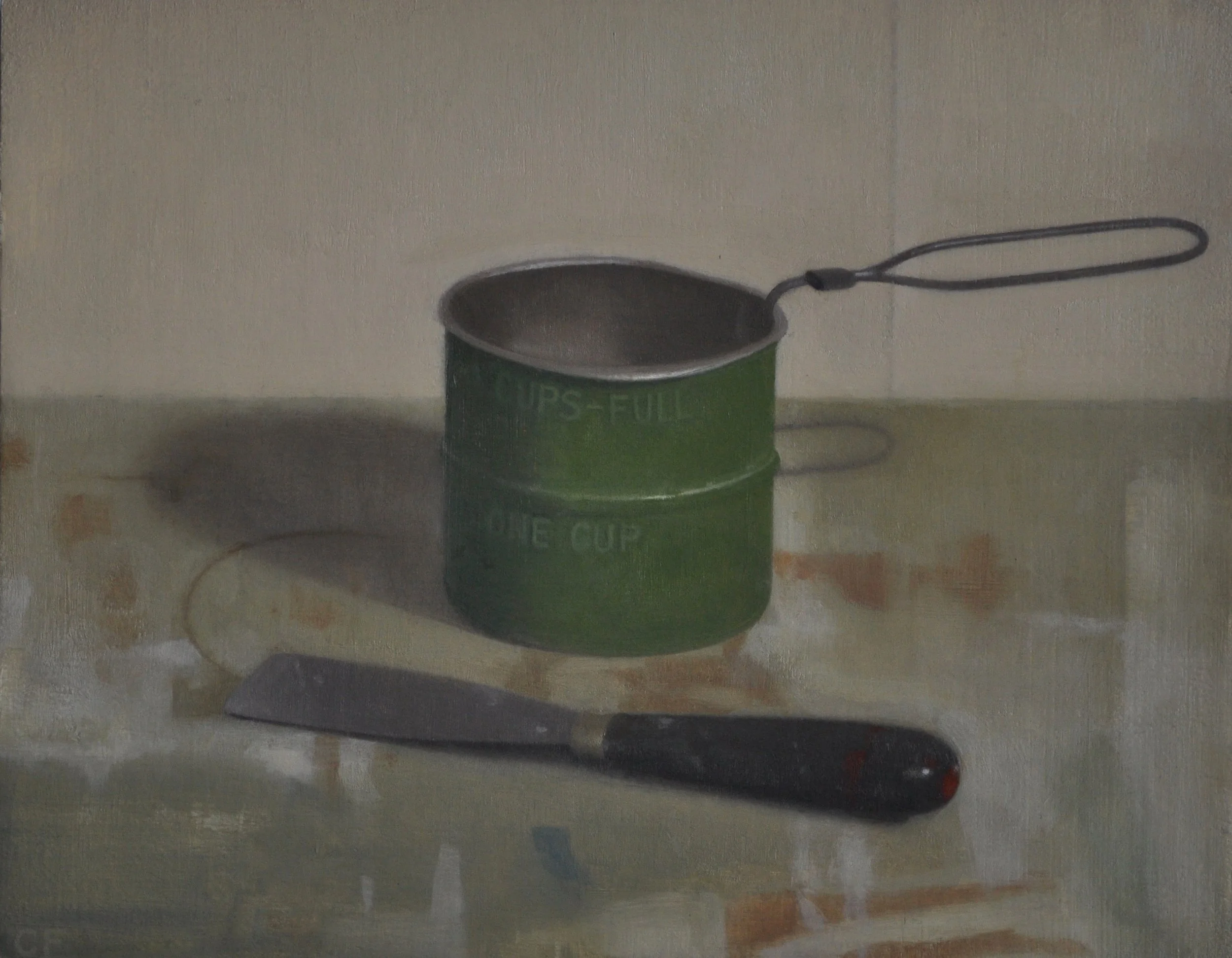 Sifter and Putty Knife, 2009, 11 x 14”