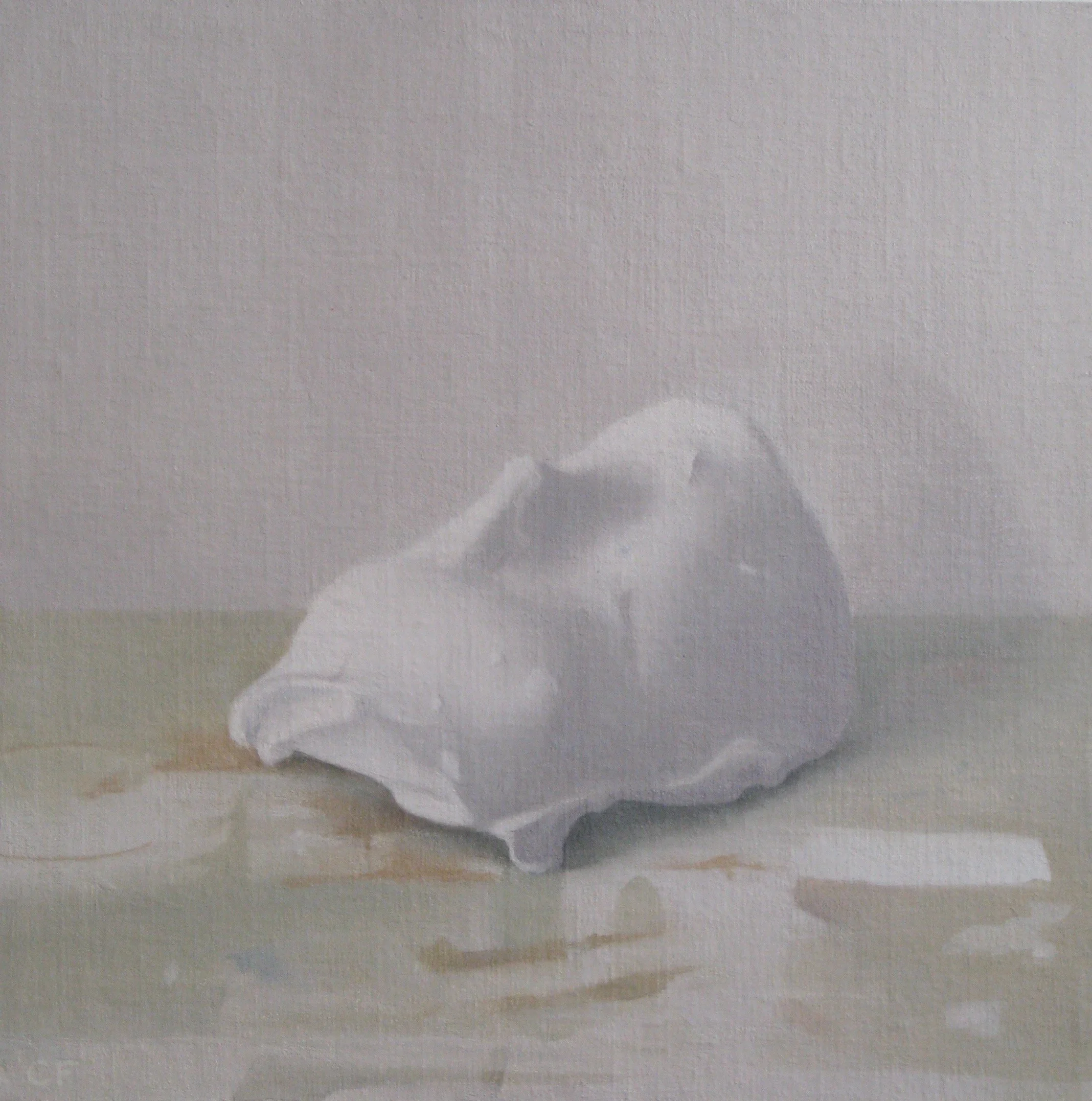 Plaster Cast, 2007, 14 x 14”