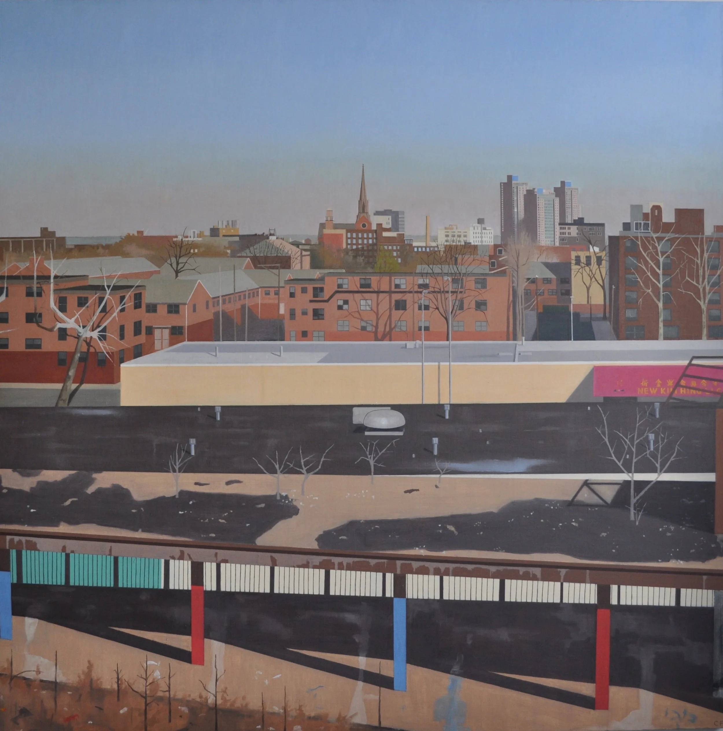 915 Spring Garden Winter, 2011-14, 70 x 70”