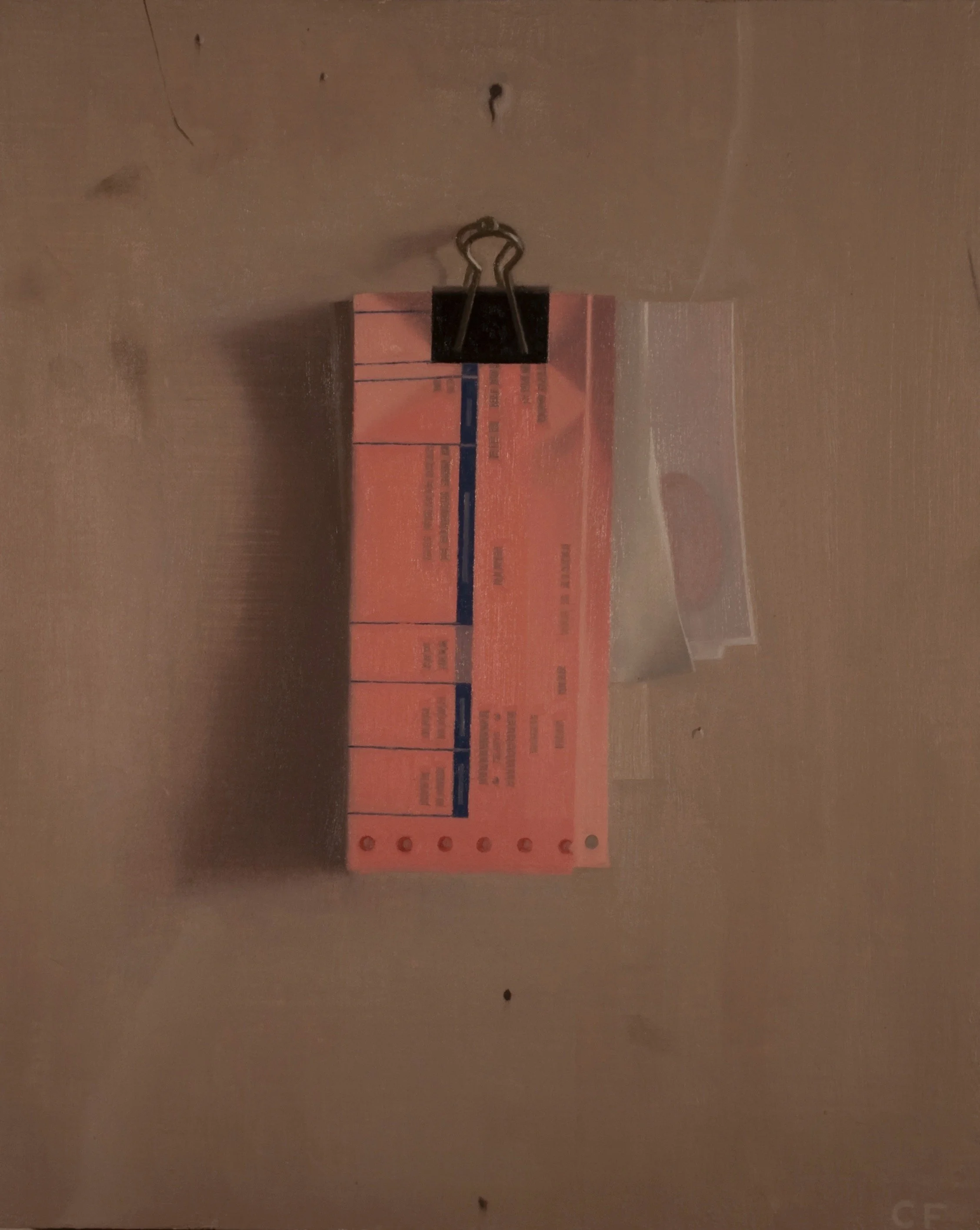 Receipts, 2011, 12 x 14”