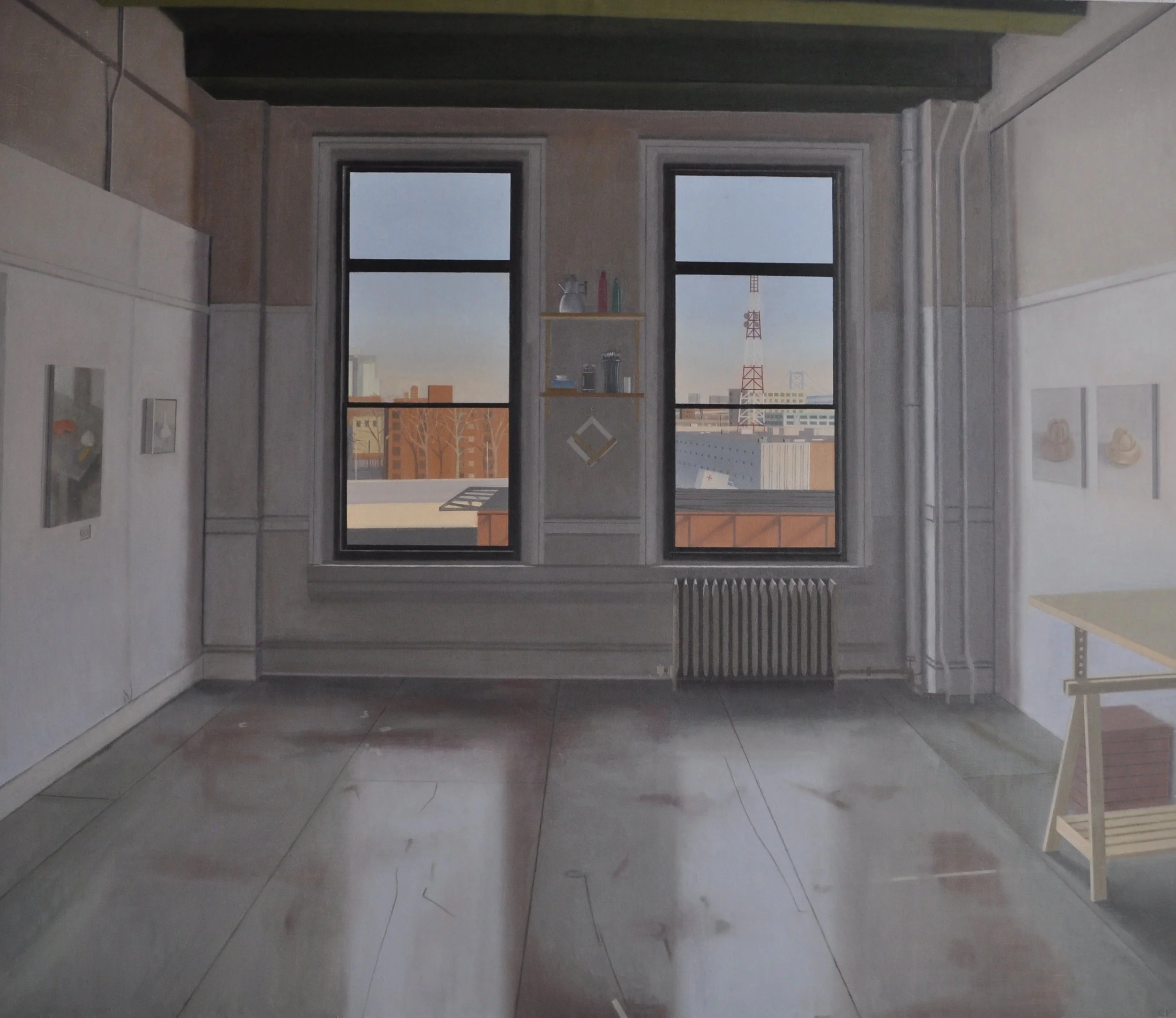 Studio Windows, 2011, 60 x 70”
