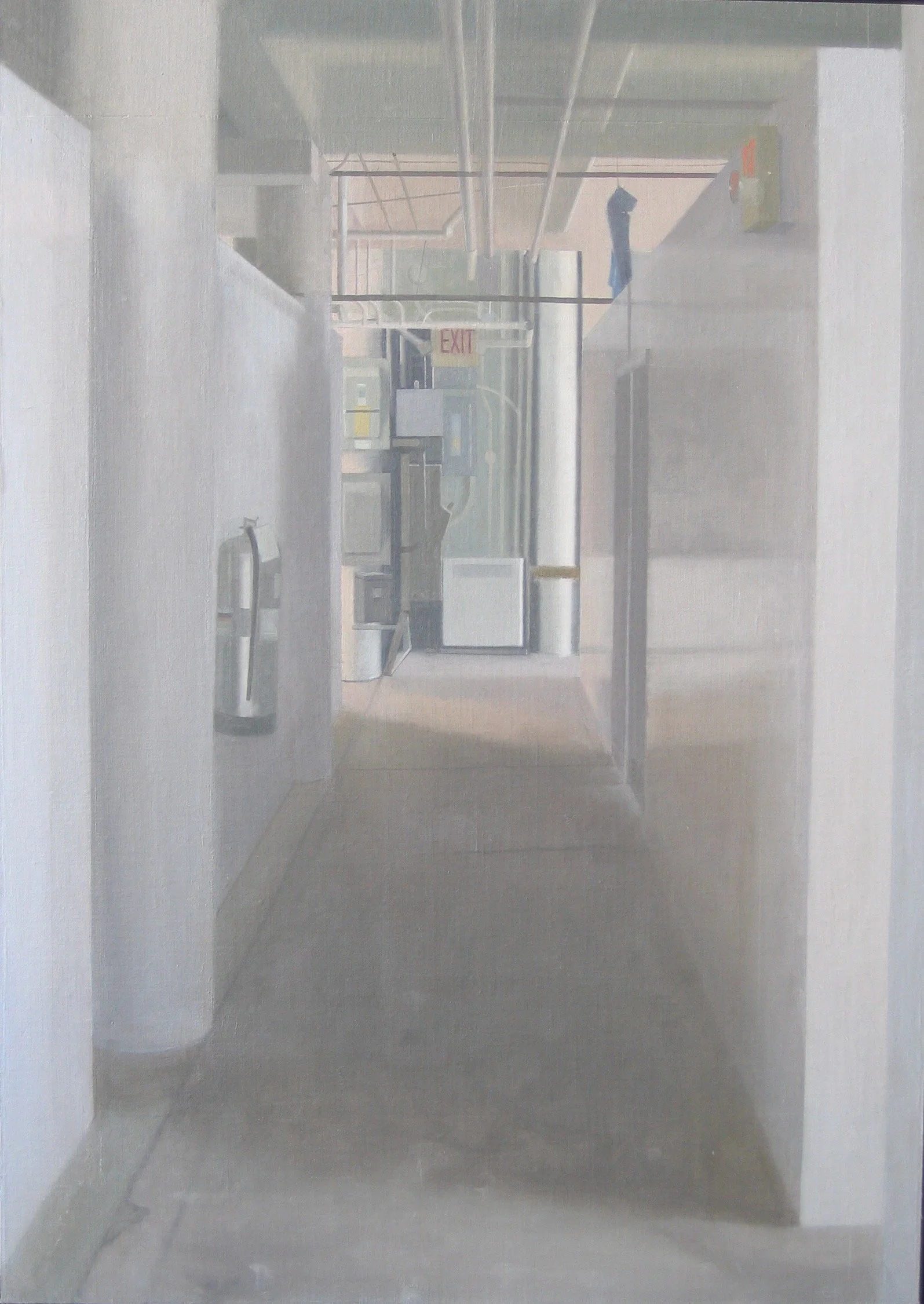 Gilbert Building Hallway, 2006, 27 x 38”