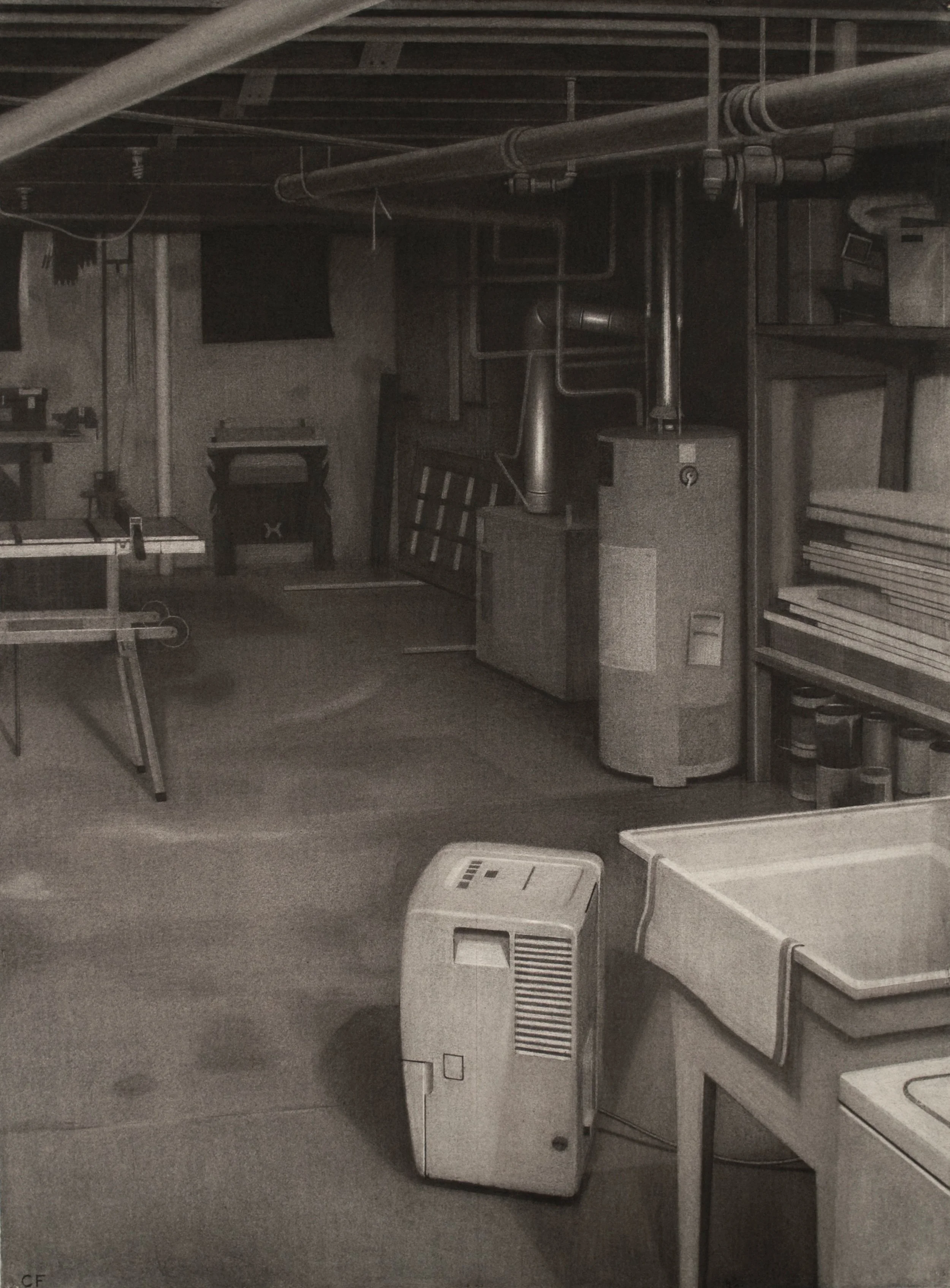 Basement (SE View), 2011, 29 x 39”