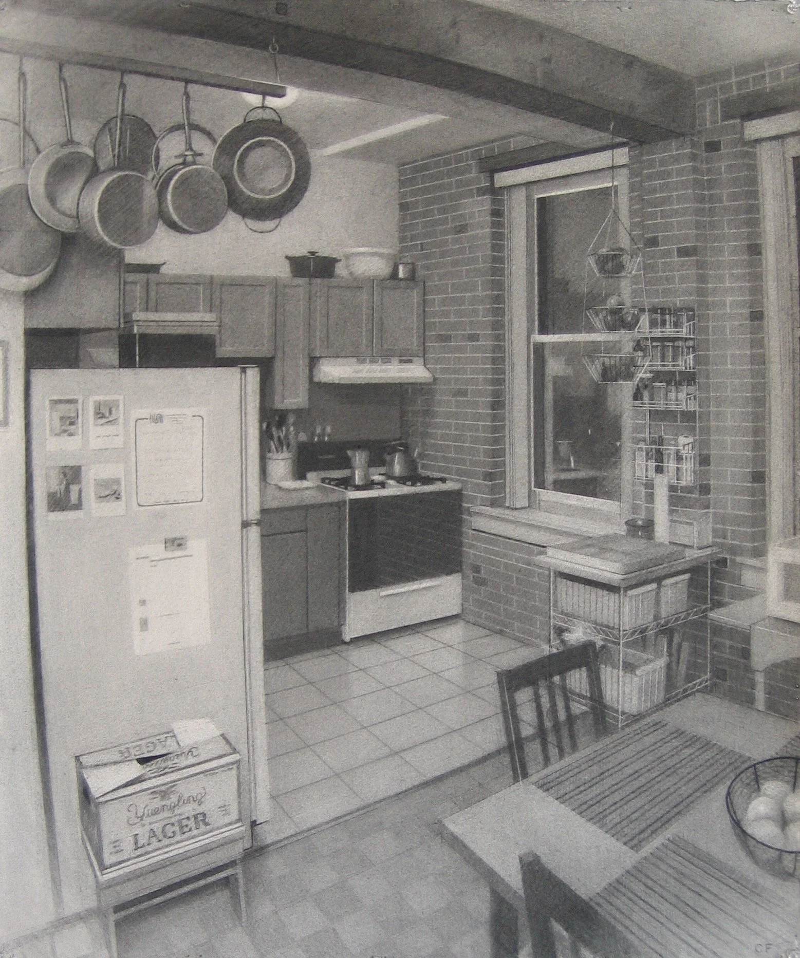 Kitchen, 2006, 27 x 32”