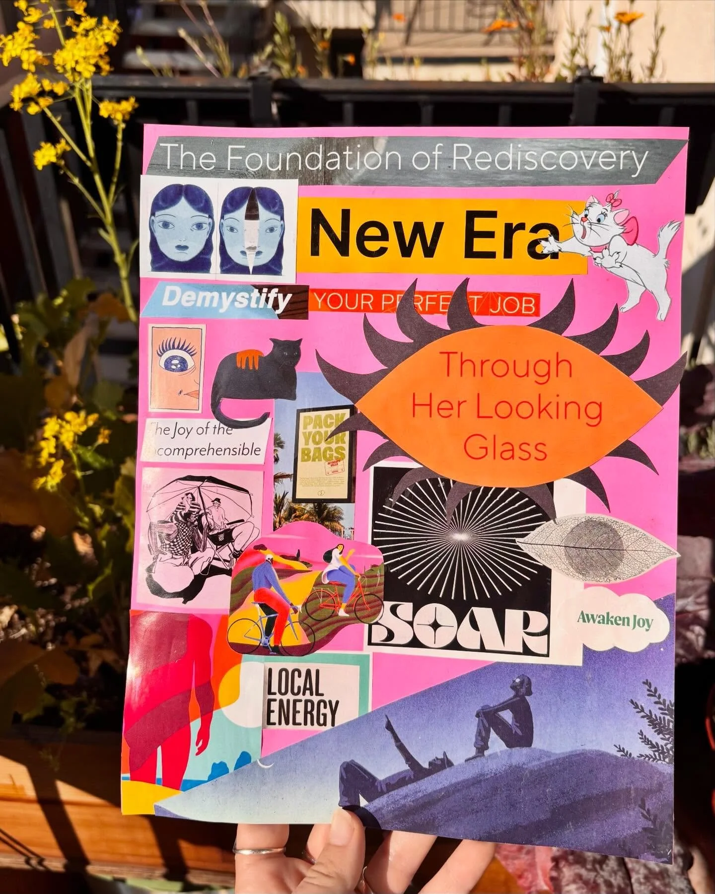 my vision board for 2026 🌟 

I will remain grounded in the parts of my life I love 🧘🏼&zwj;♀️ and will embark on a new path that will bring me closer to my higher purpose 🧿 

for context, I quit the job I hated and started a new one as a teaching 