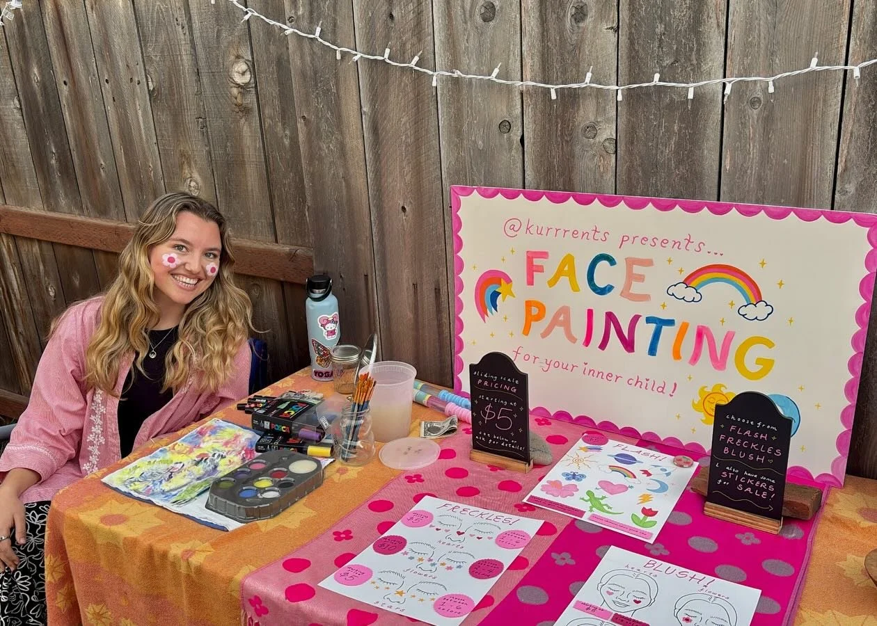 second time face painting at bloom bash was a success 🌼🌹🦋 thanks to my friends that came to support, friends I made with the vendors in our lil alley (I gotta explore more next time!), and friends I made while painting faces 🌈 I appreciate everyo