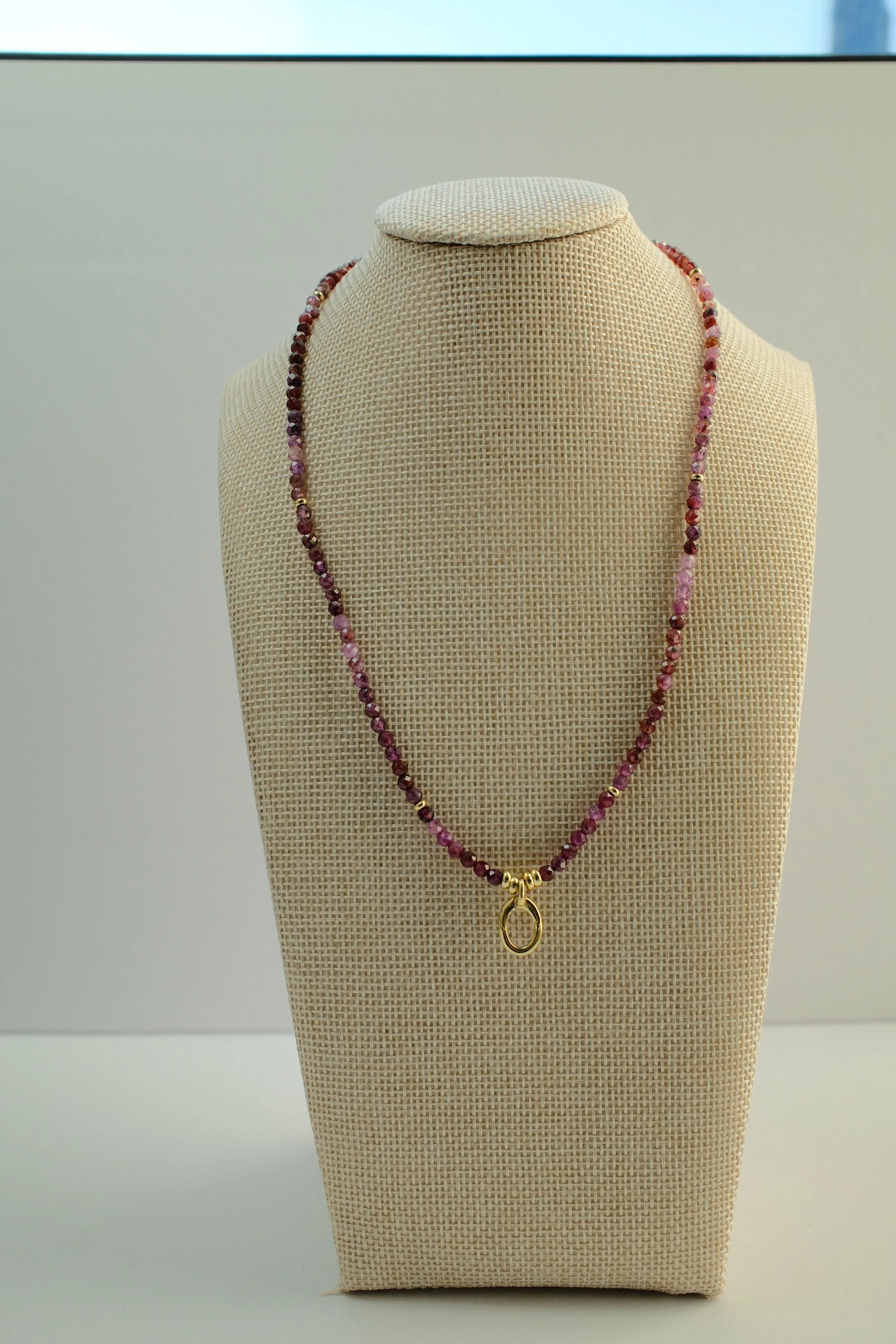 Ruby Ombre Necklace