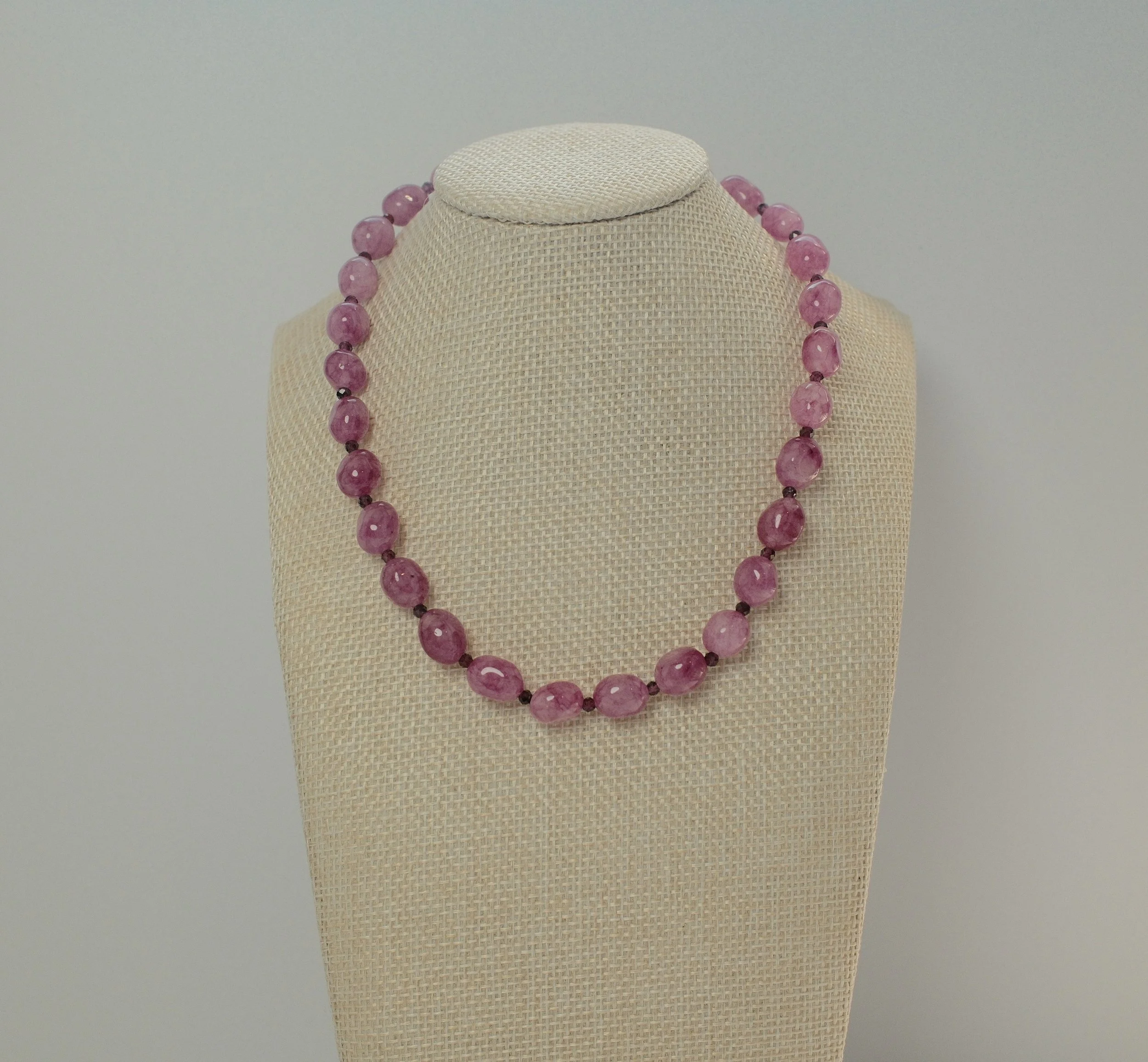 Pink Agate Necklace