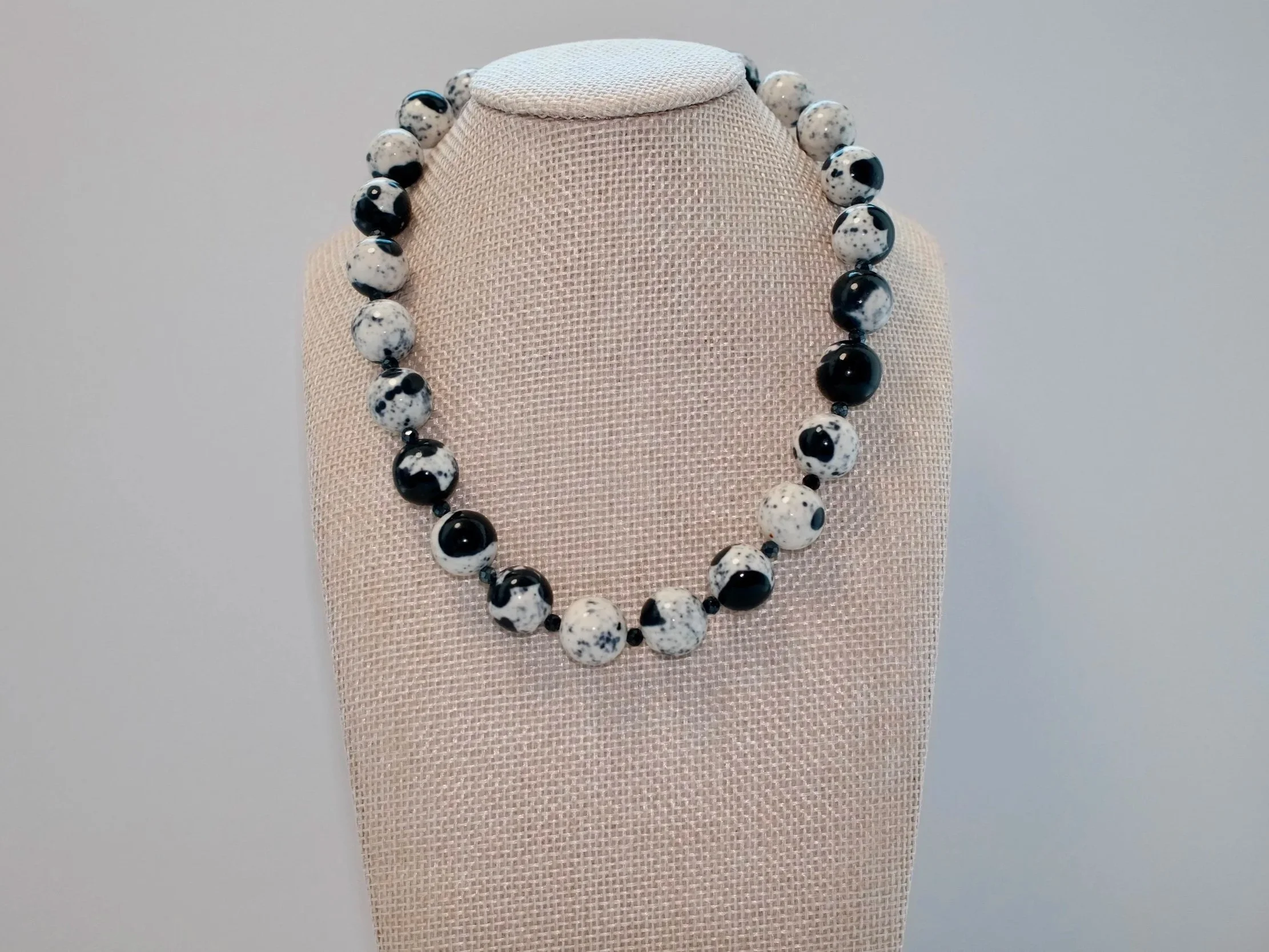 Dalmatian Jasper & Mystic Spinel Choker