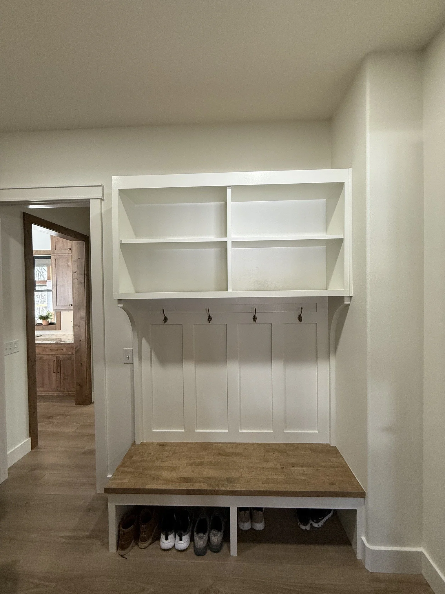 Coat Rack w/ Extra Storage