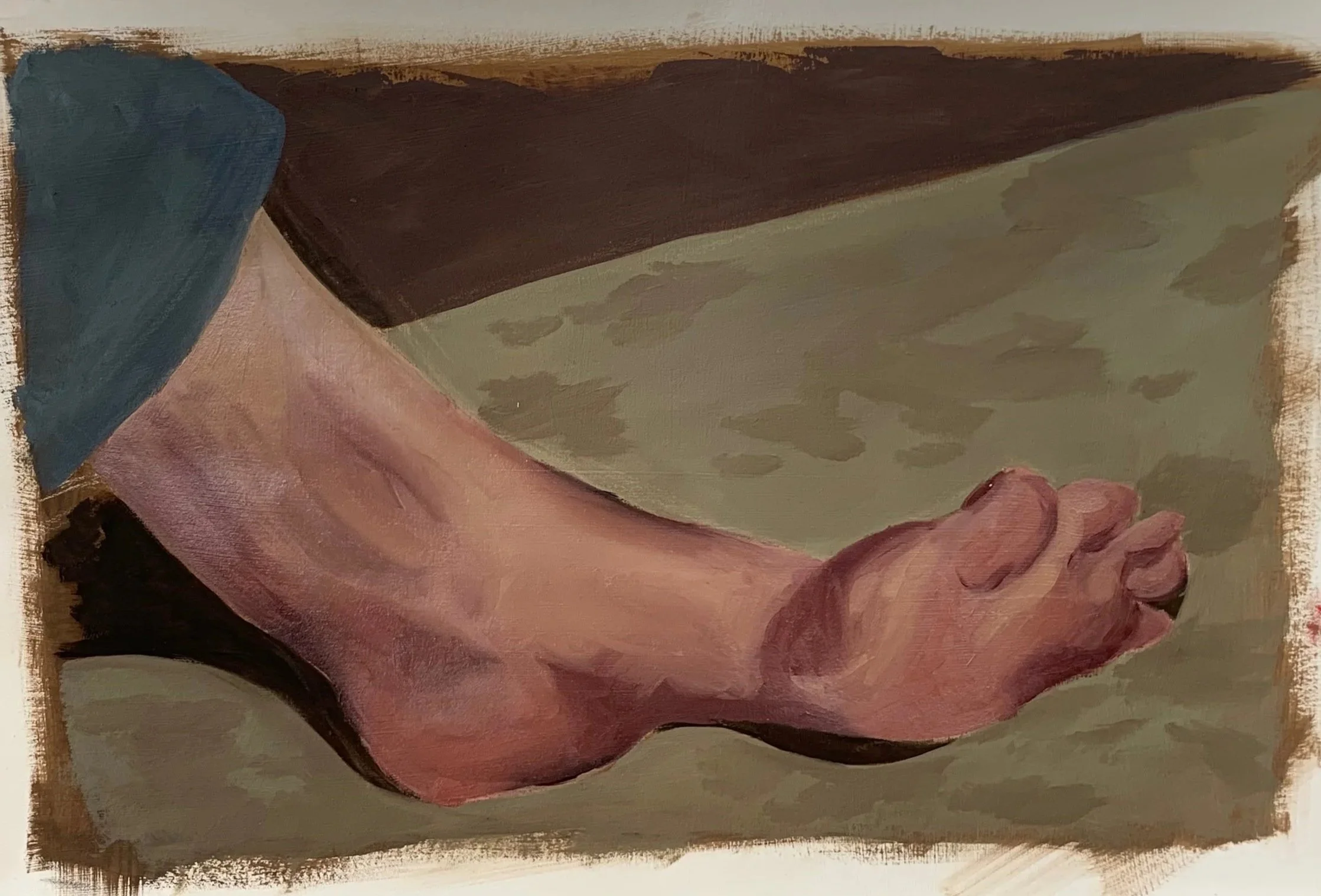 Claire's Foot
2022
Oil on paper