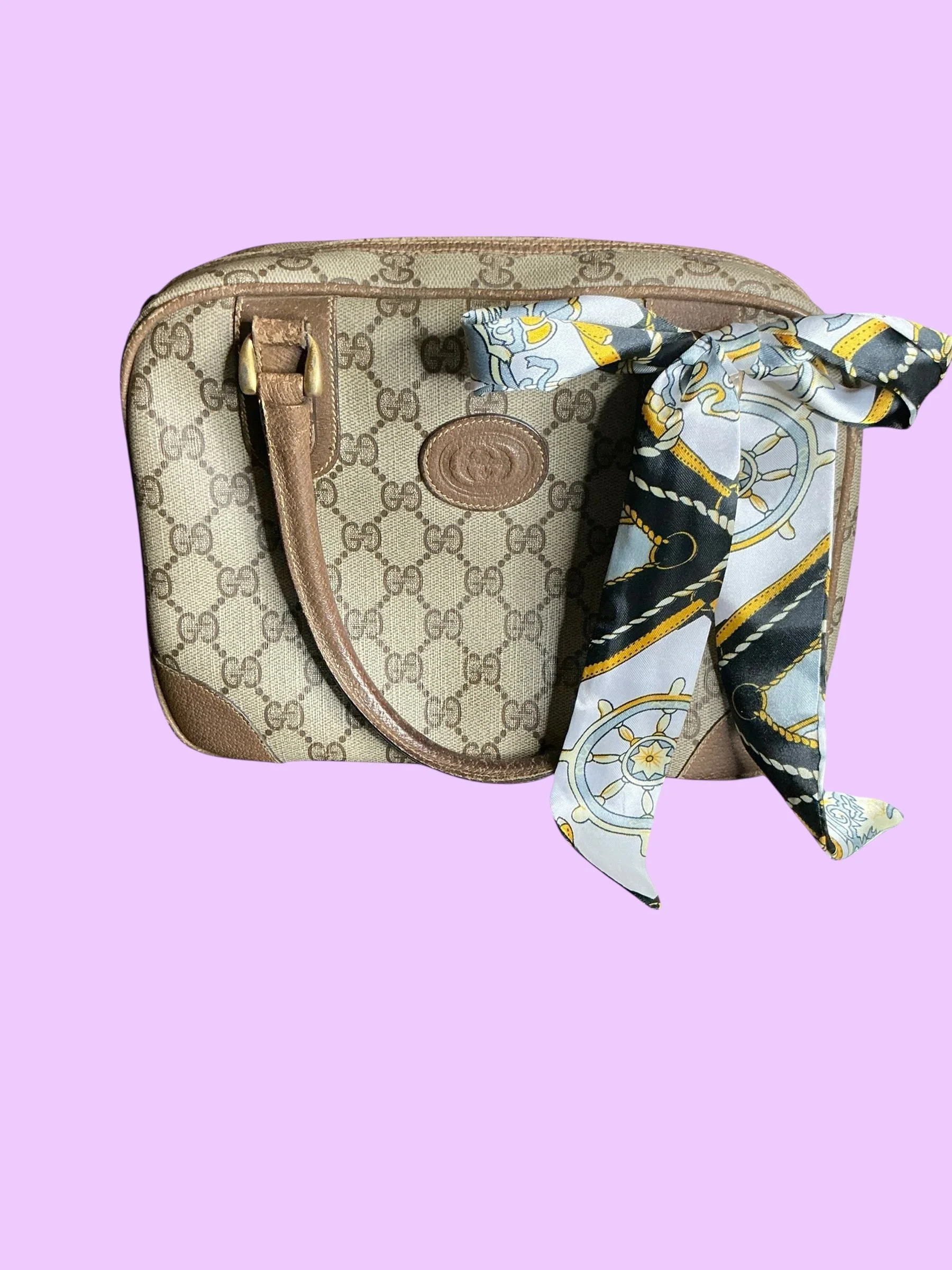 Vintage Gucci Interlocking GG Monogram Supreme handbag