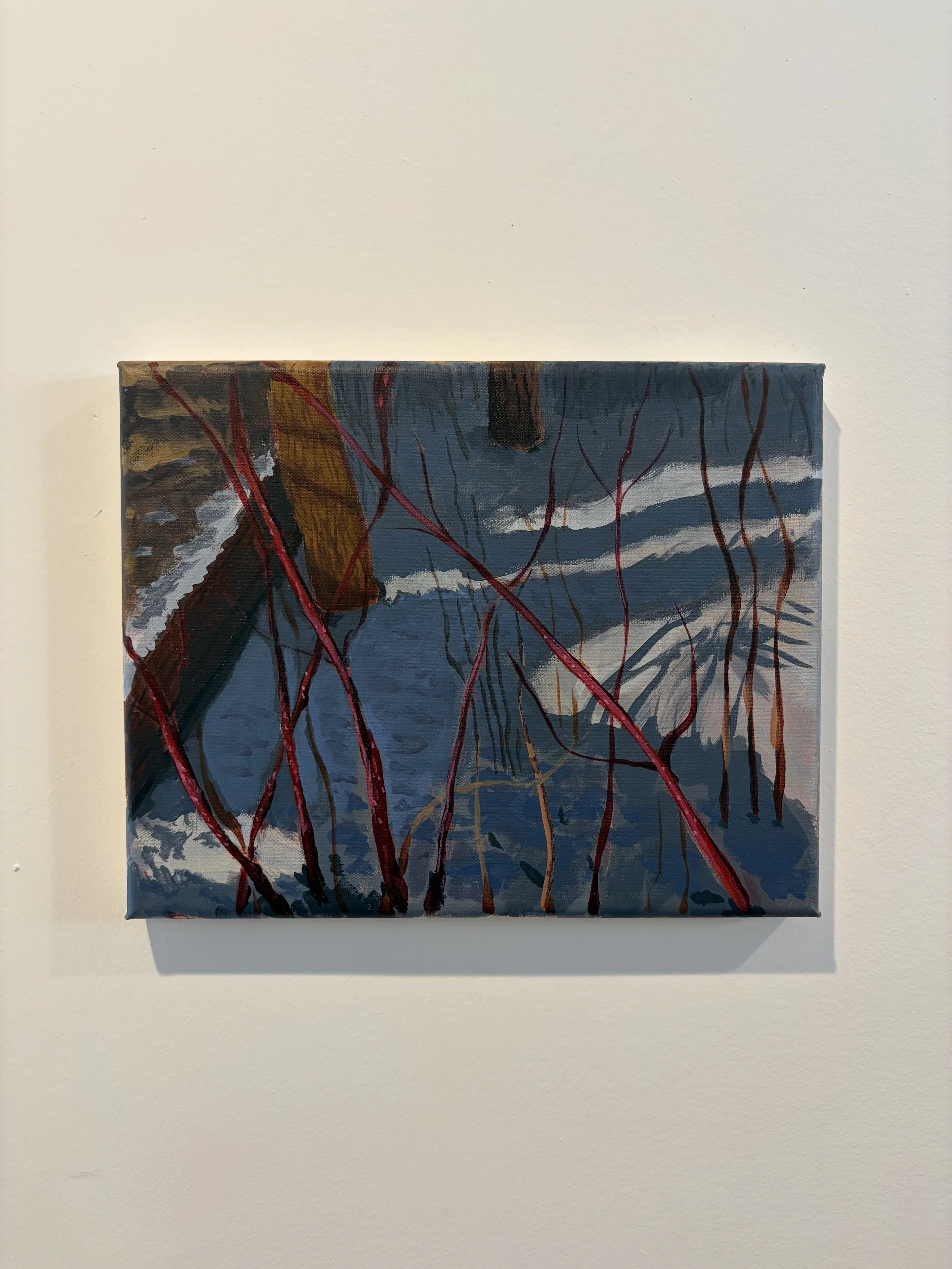 Bronx Winterscape I, 2026
Acrylic on canvas
8 × 10 in. (20.3 × 25.4 cm)