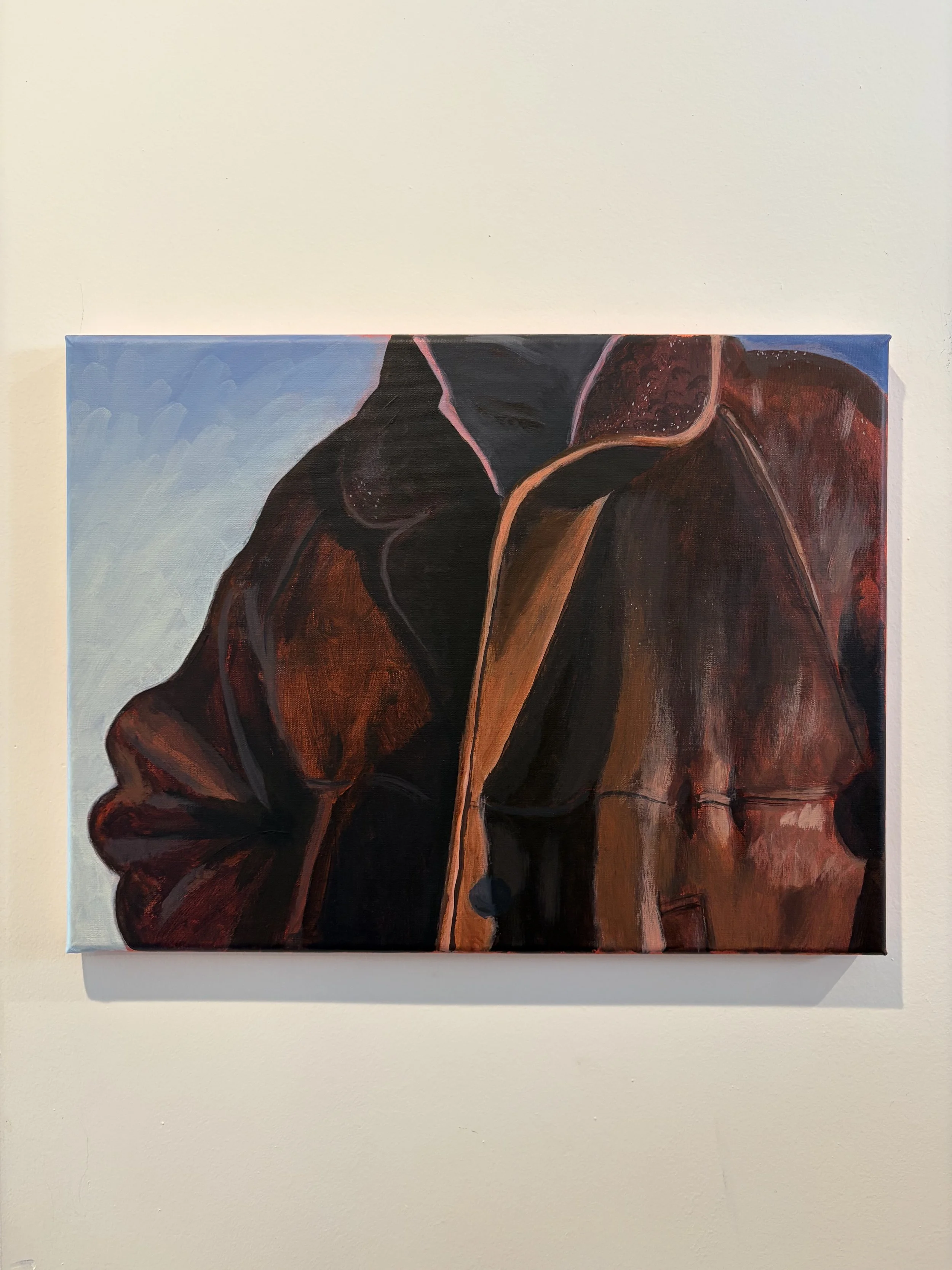 Monument to Cold II, 2026  
Acrylic on linen  
12 × 16 in. (30.5 × 40.6 cm)
