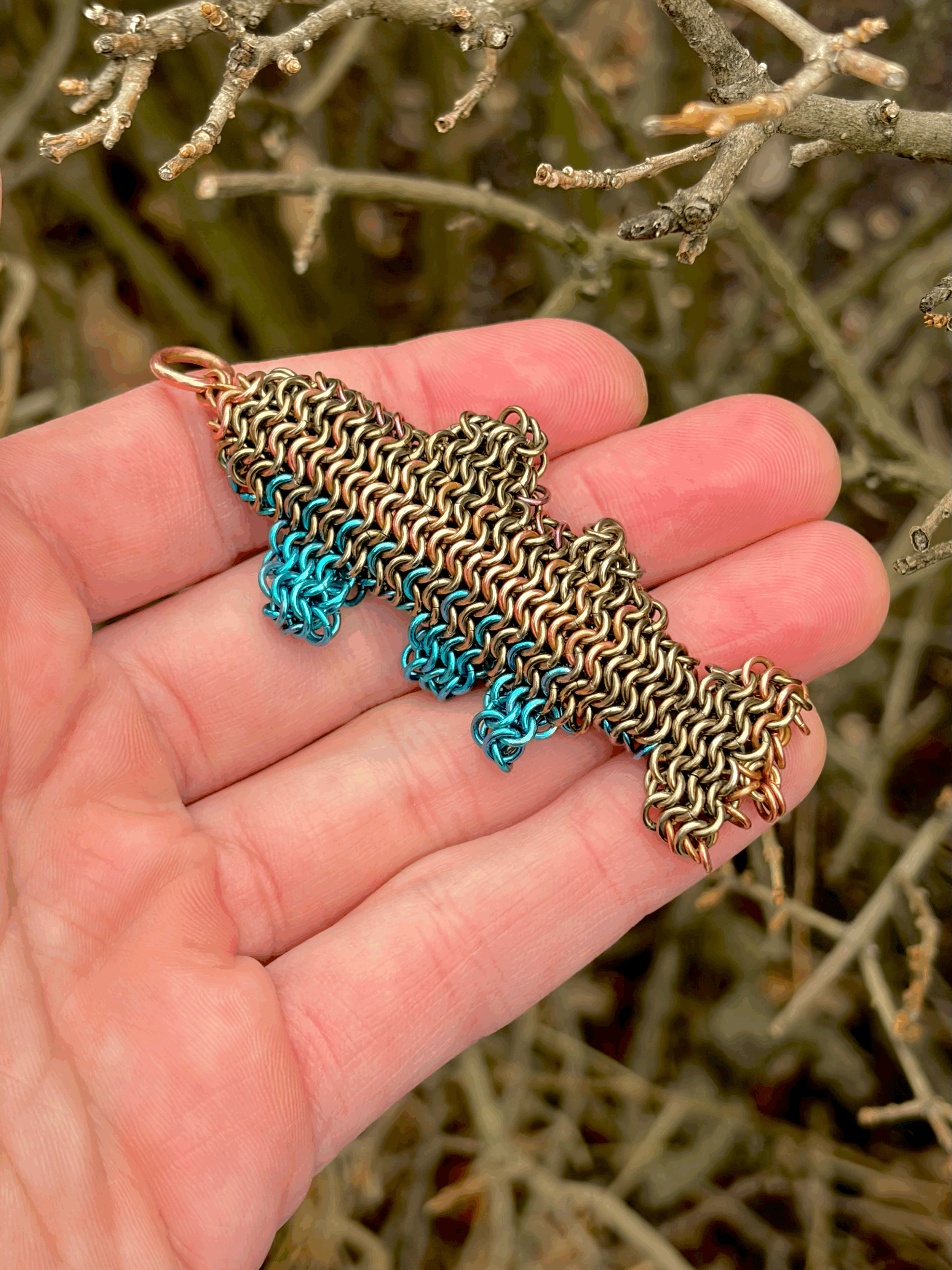 Palm scale trout object contemporary art