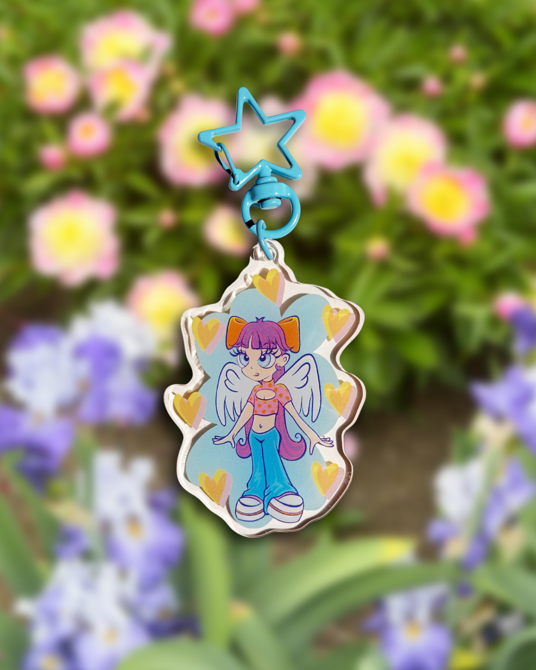 Brat Girl Keychain