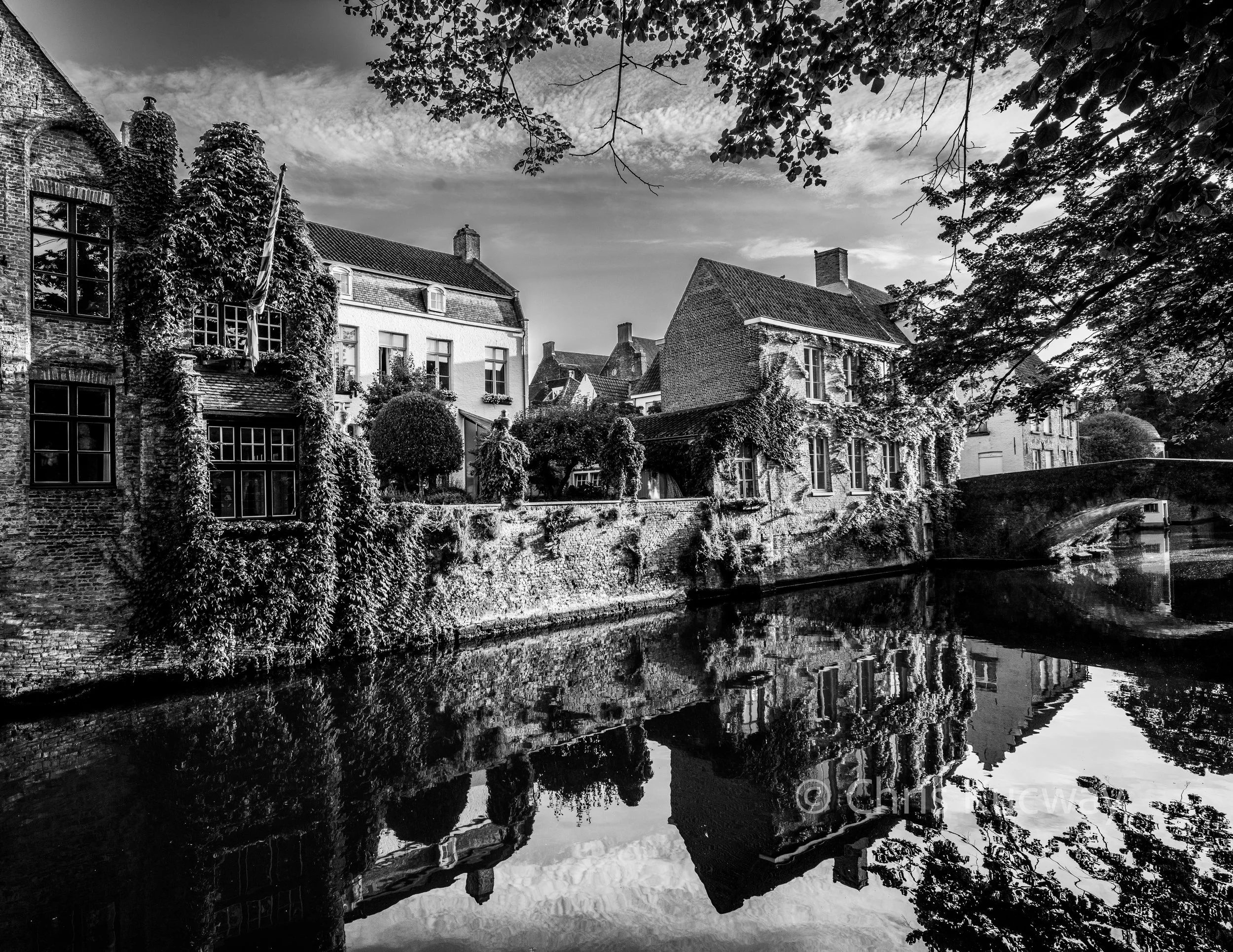 Pause to reflect canal side