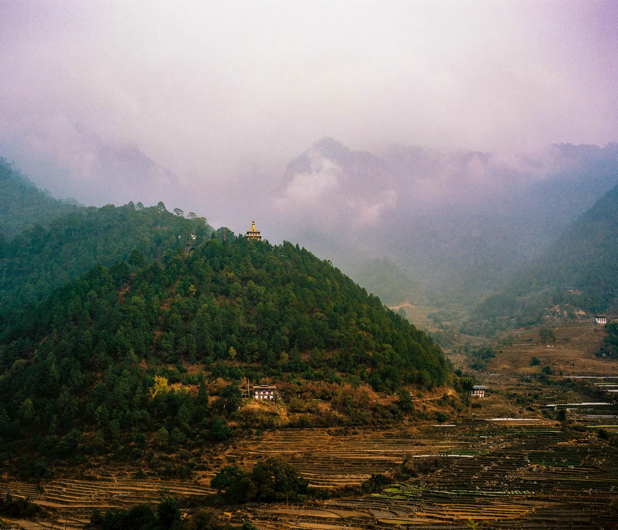 The atmospheric Punakha Valley