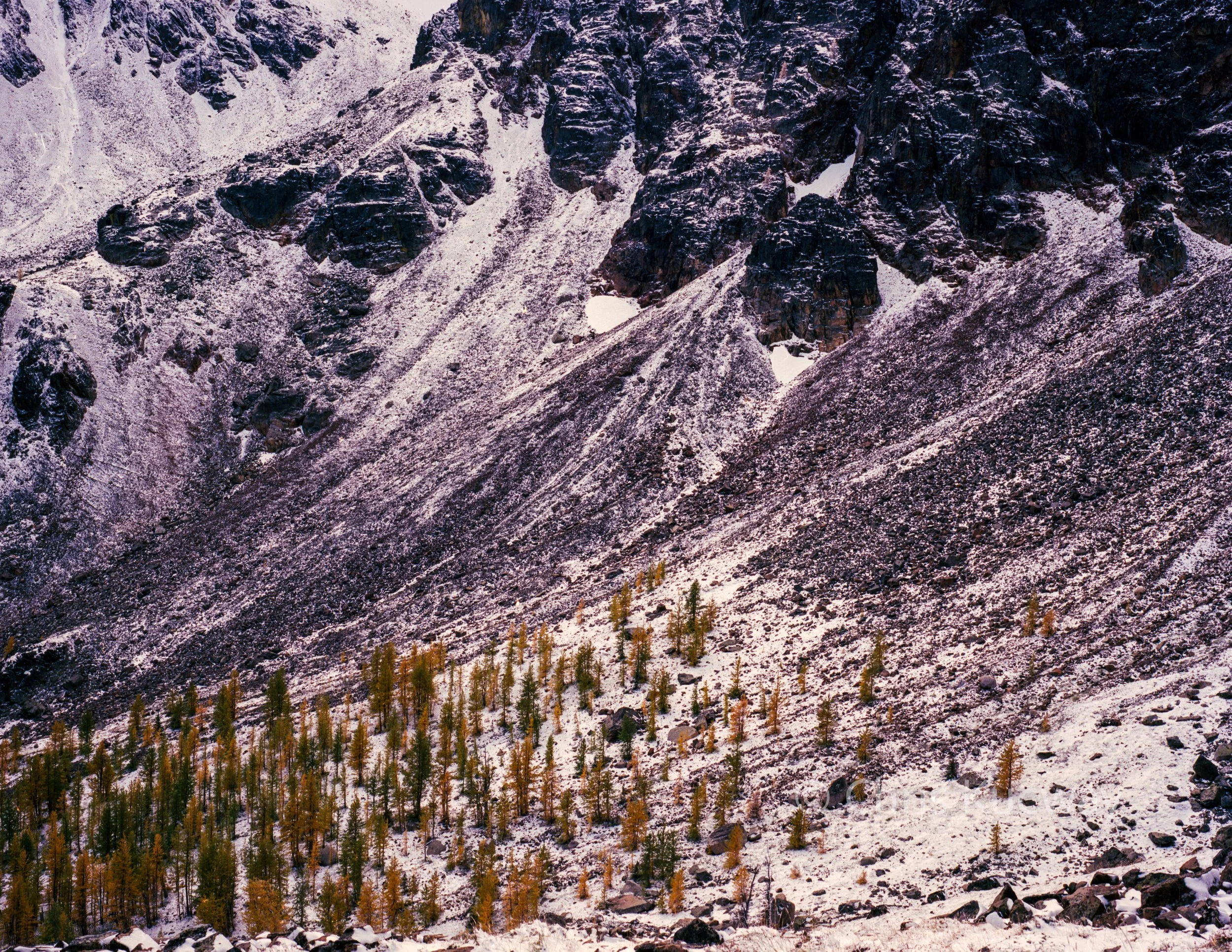 High above Cathedral Lakes