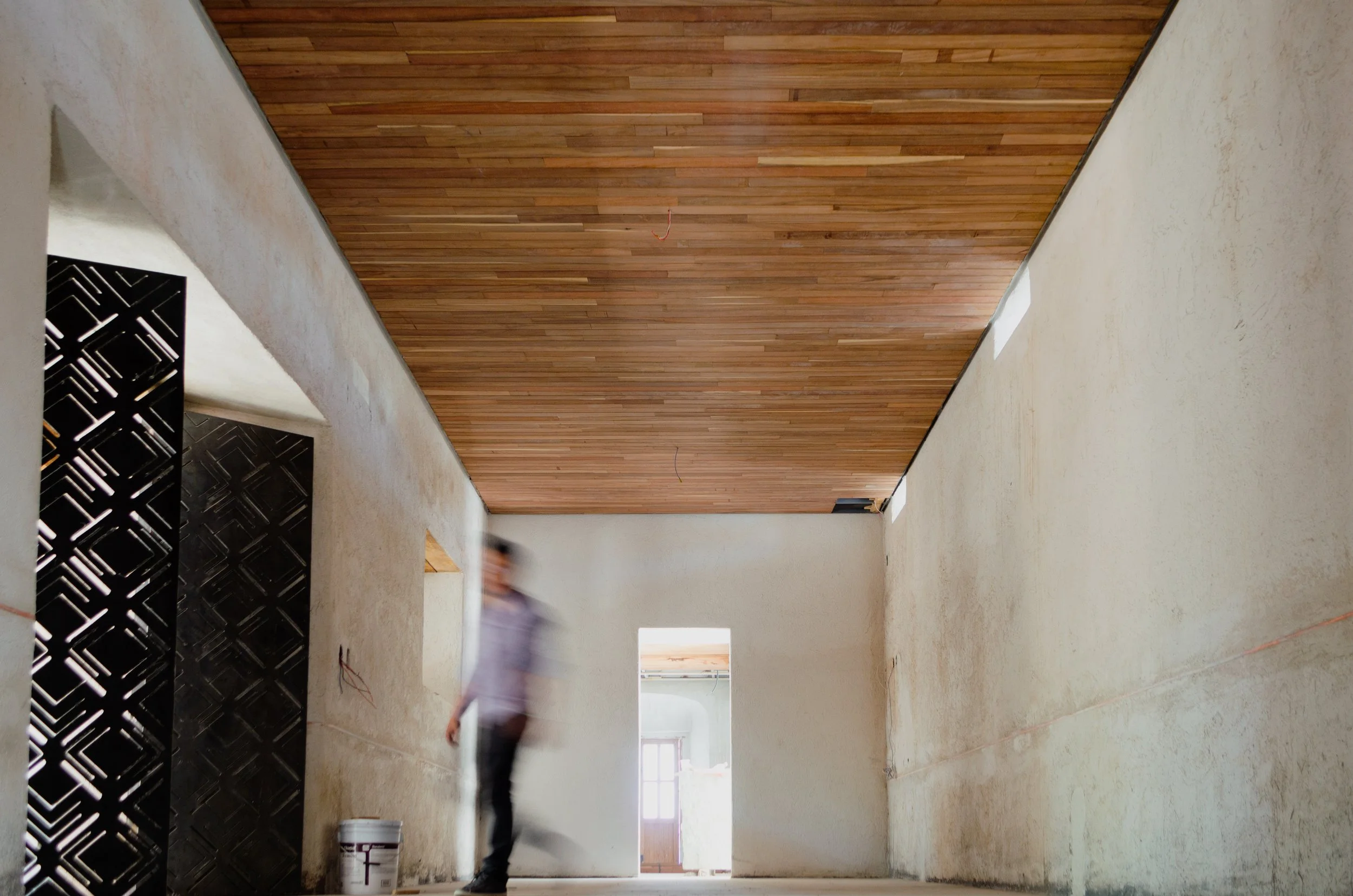 Grabación de video para proyecto arquitectónico en Oaxaca en construcción y restauración.