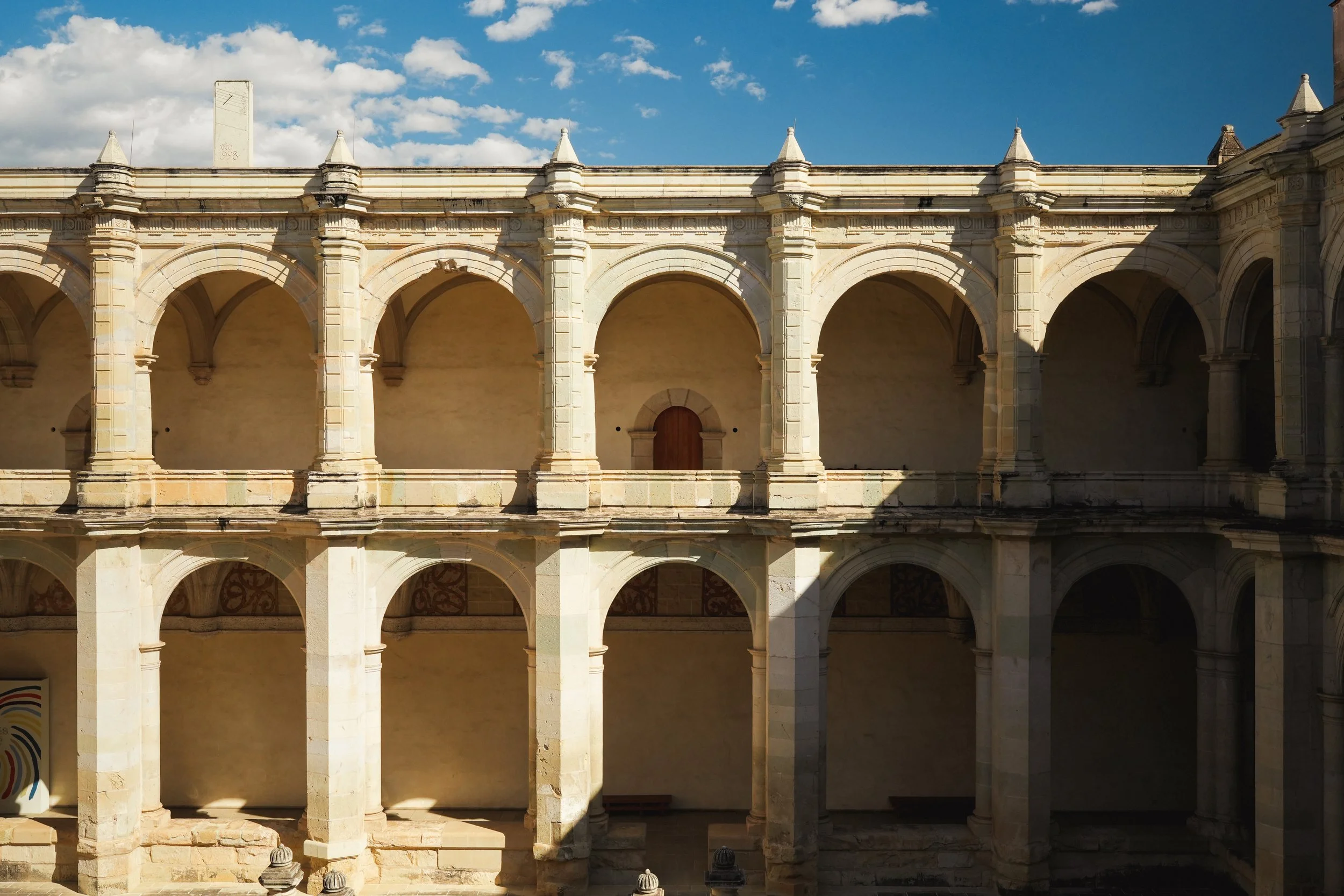 Registro fotográfico de espacio histórico arquitectónico en Oaxaca