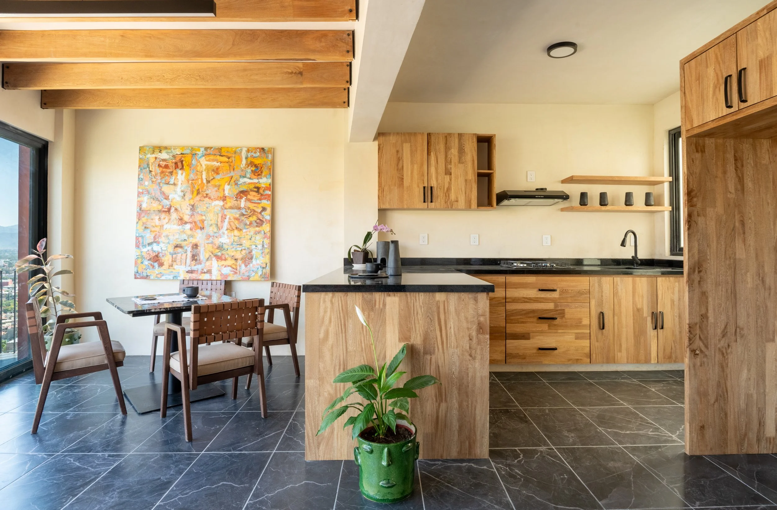 Diseño de interiores arquitectónicos fotografiado profesionalmente en Oaxaca