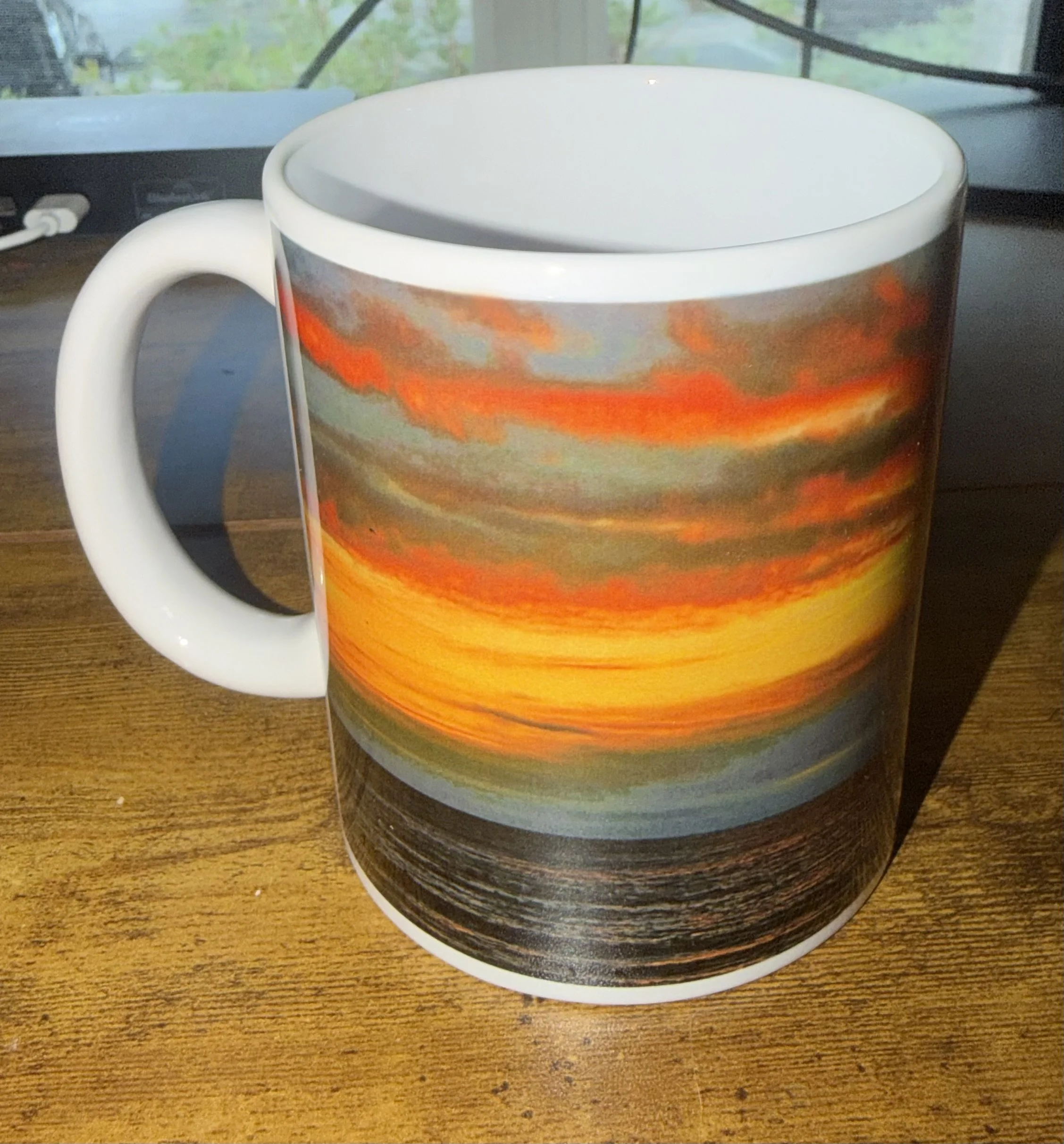Orange Delight Ocean Sunset Mug