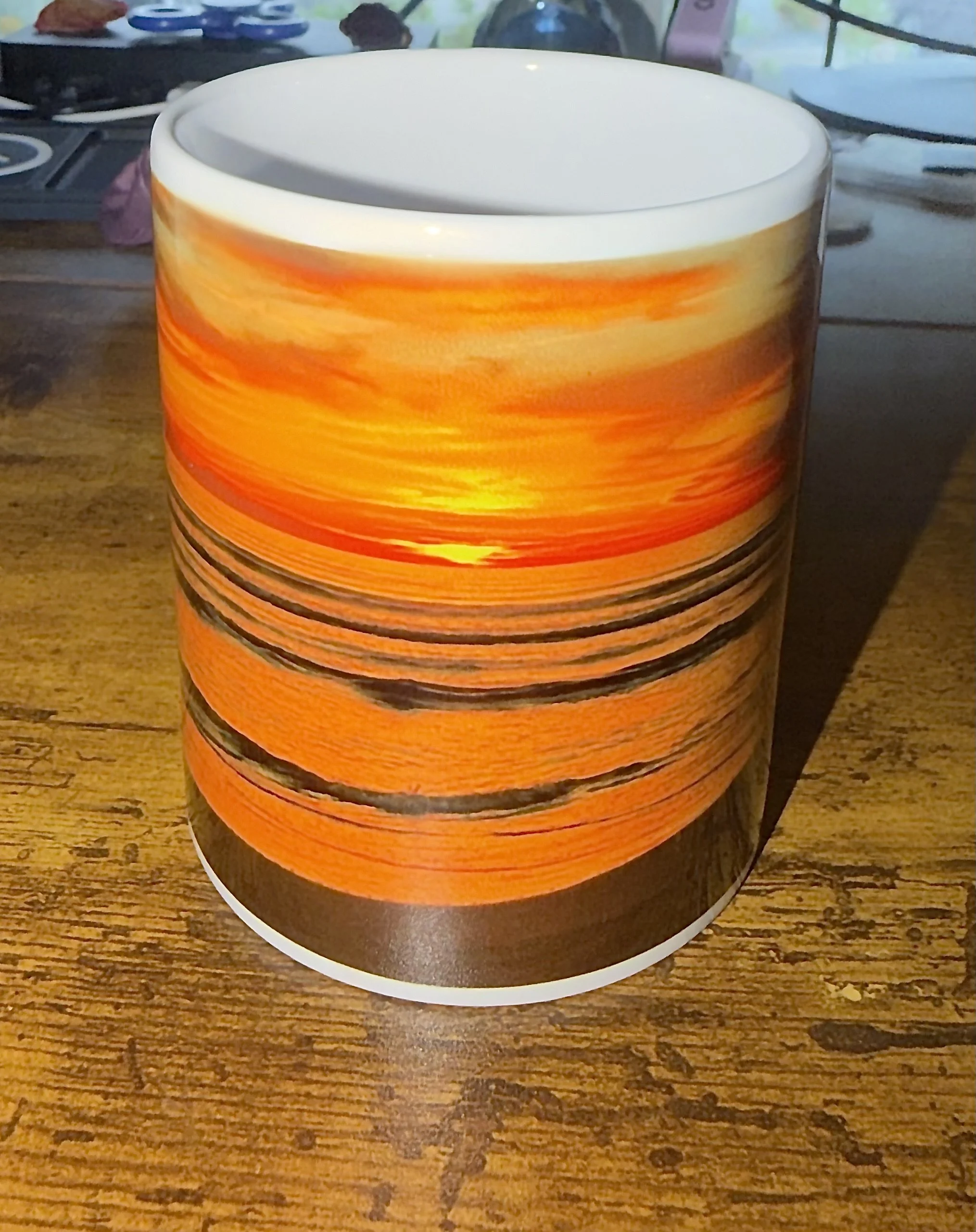 Gentle Oranges Ocean Sunset Mug