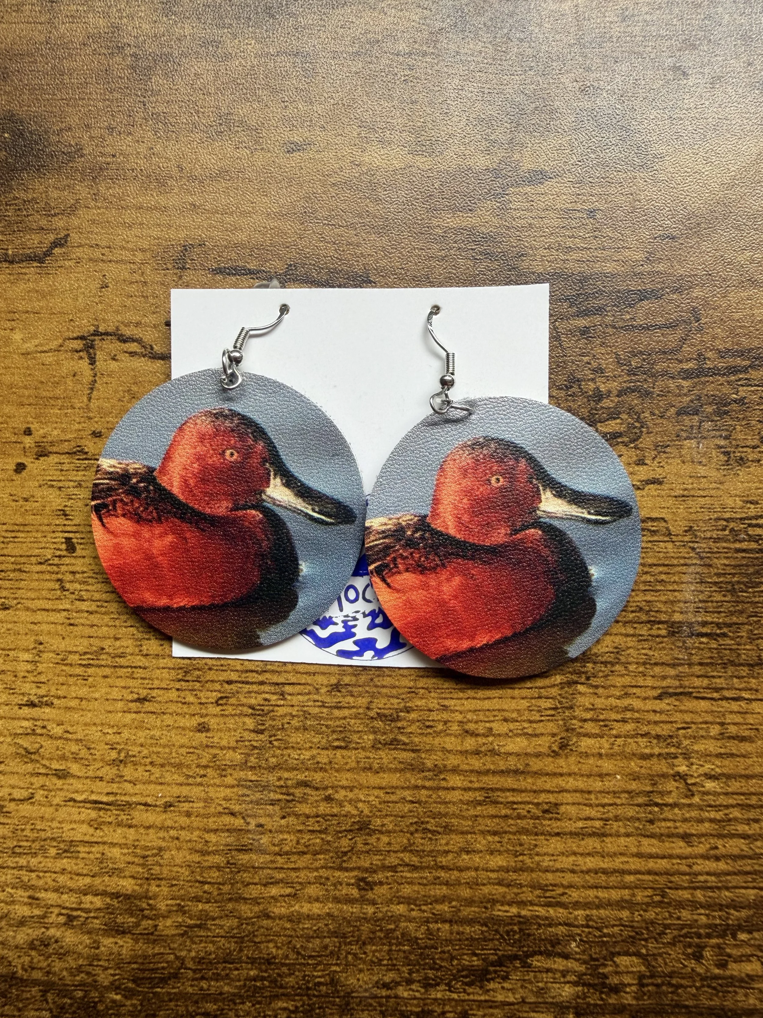 Mr Fired Up: Cinnamon Teal Earrings