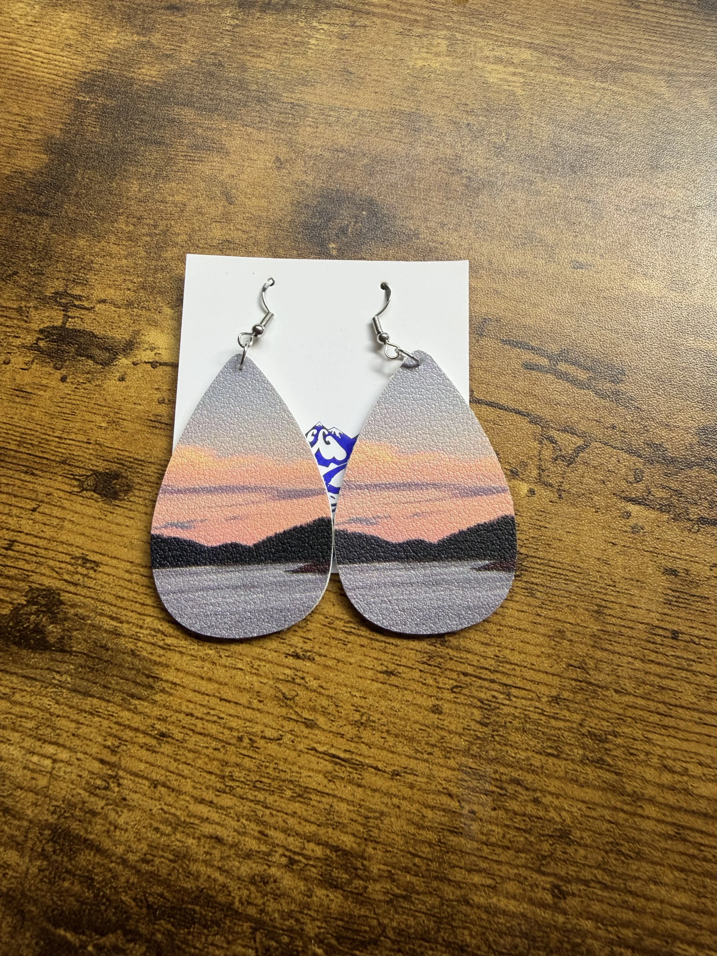 Sunset Shasta Lake Earrings