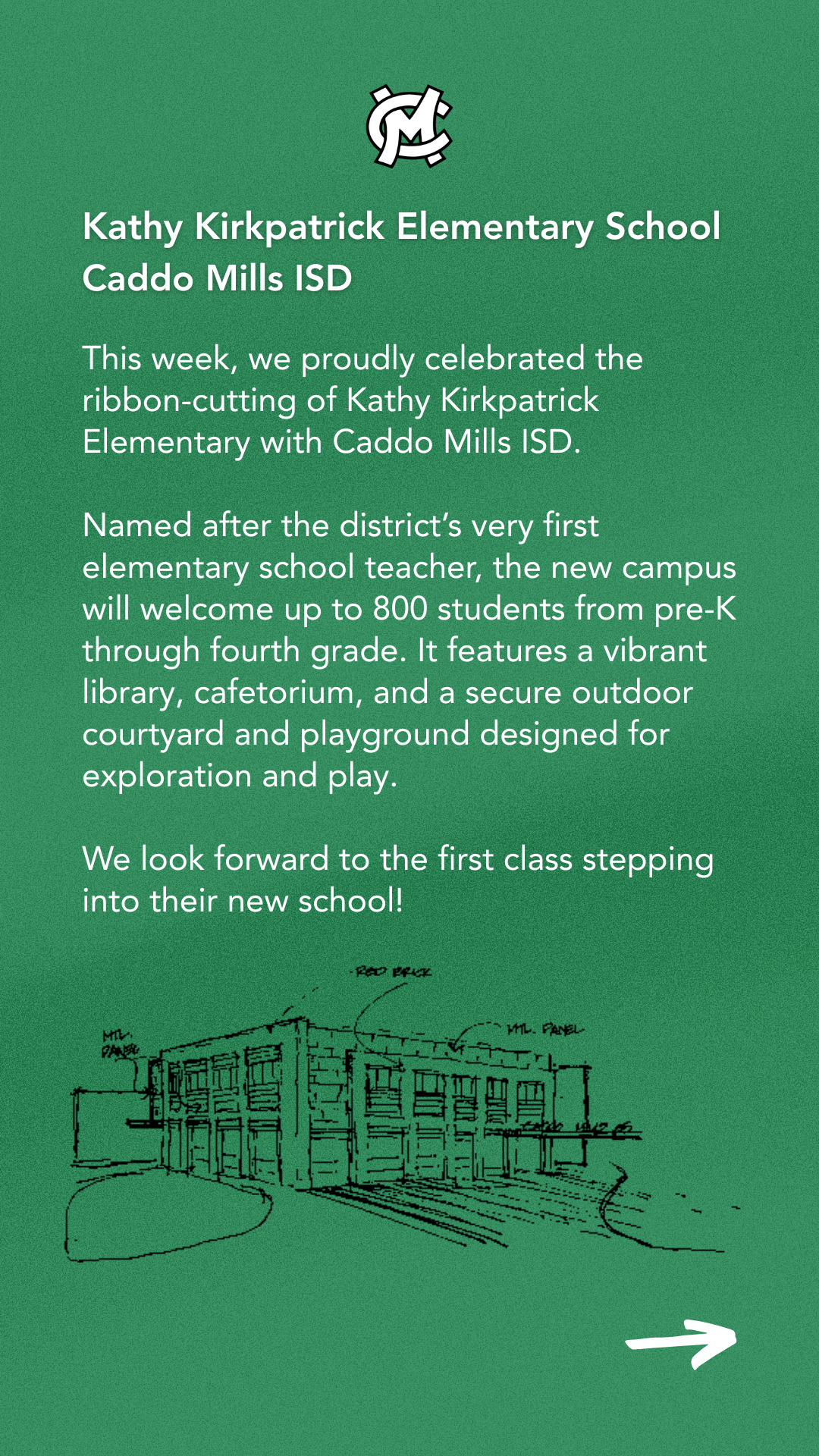 Project Ribbon Cutting Ceremony (Instagram Story)