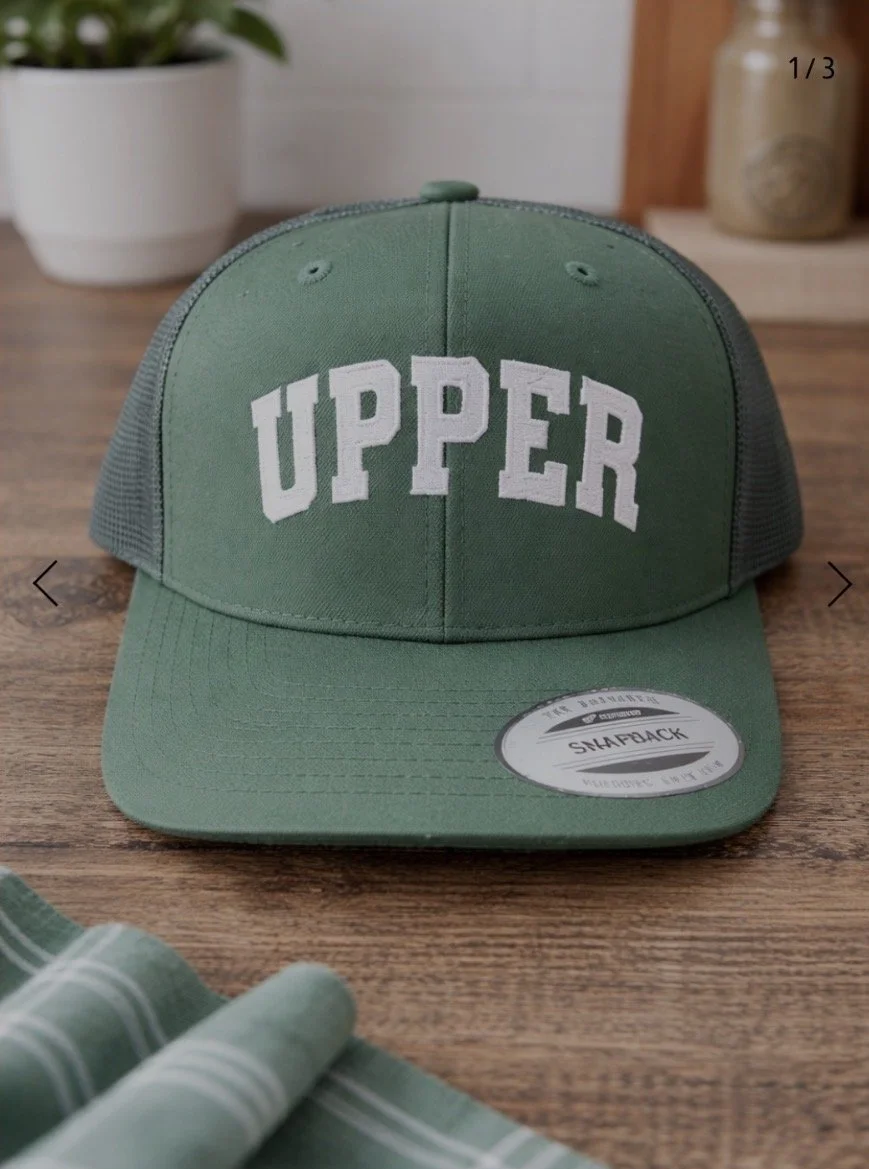 Upper Embroidered Hat