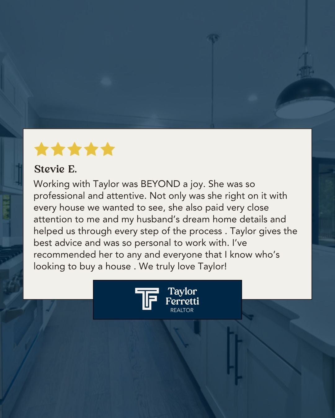 There is nothing quite like the feeling of helping someone find the place they&rsquo;ll call "home." 

Behind every closing day, every late-night text, and every keys-in-hand celebration is a story we built together. As a realtor, my absolu
