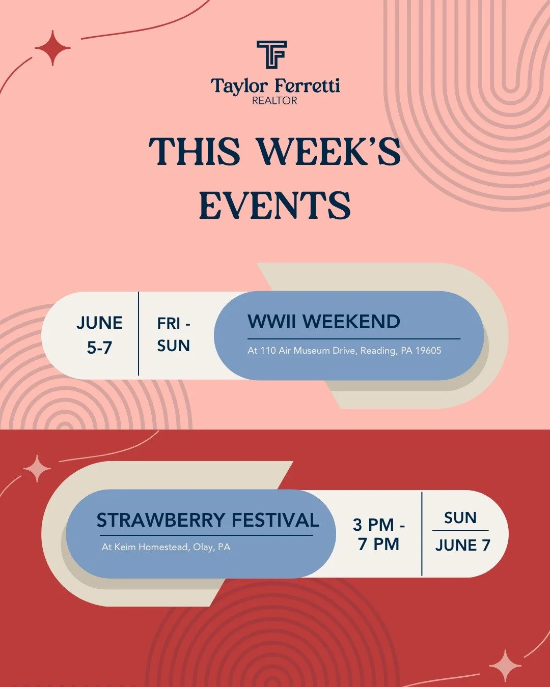 Summer fun is just around the corner ☀️🎉

From stepping back in time at a historic WWII reenactment to celebrating the sweetness of strawberry season, there&rsquo;s something for everyone to enjoy in the community this week.

Event Name: WWII Weeken