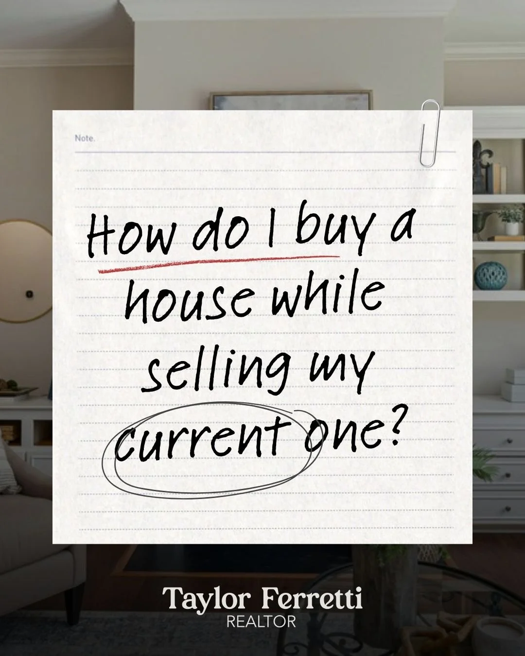 This is the #1 question keeping Berks County homeowners completely frozen right now. You know you&rsquo;re sitting on great equity, you know you&rsquo;ve outgrown your current space, but the logistics of buying and selling at the same time feels like