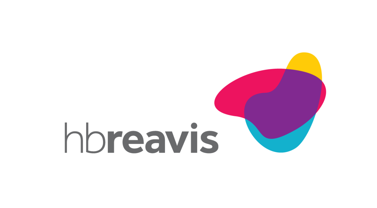 HBREAVIS logo with colorful abstract shape