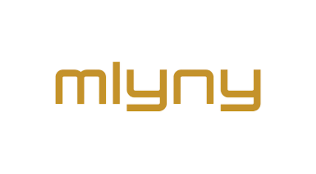 Colorful logo with the word 'my' in red and yellow and the letter 'n' in black, 'y' in yellow, and a brown rectangle extending from the 'y'.