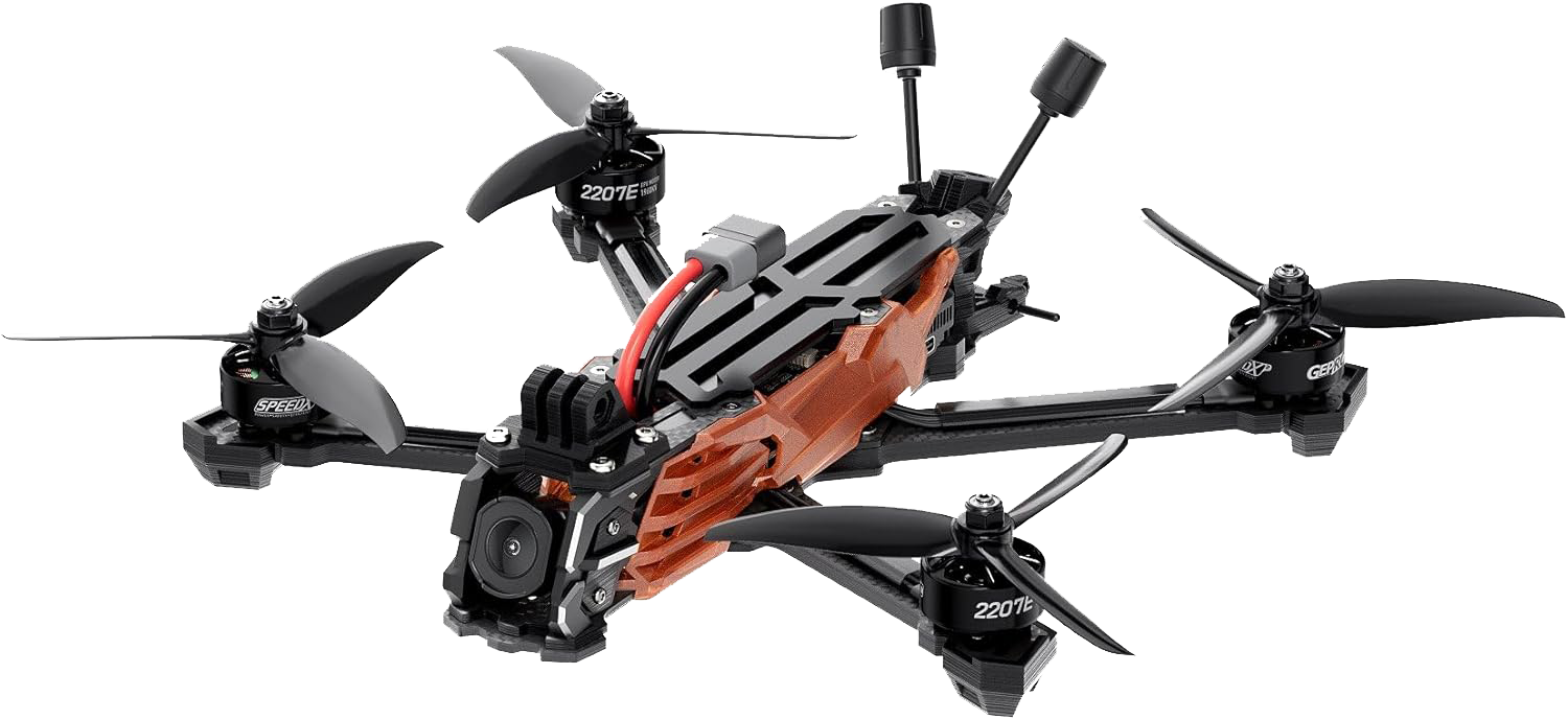 mon equipement-drone Fpv GEPRC Vapor allie technologie de pointe et design robuste avec prise de vue impeccable