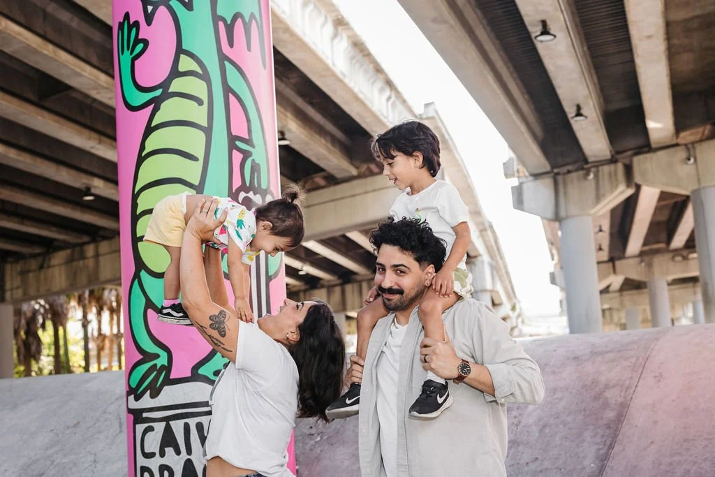 Skateboards and Smiles: Family Session at a Skatepark