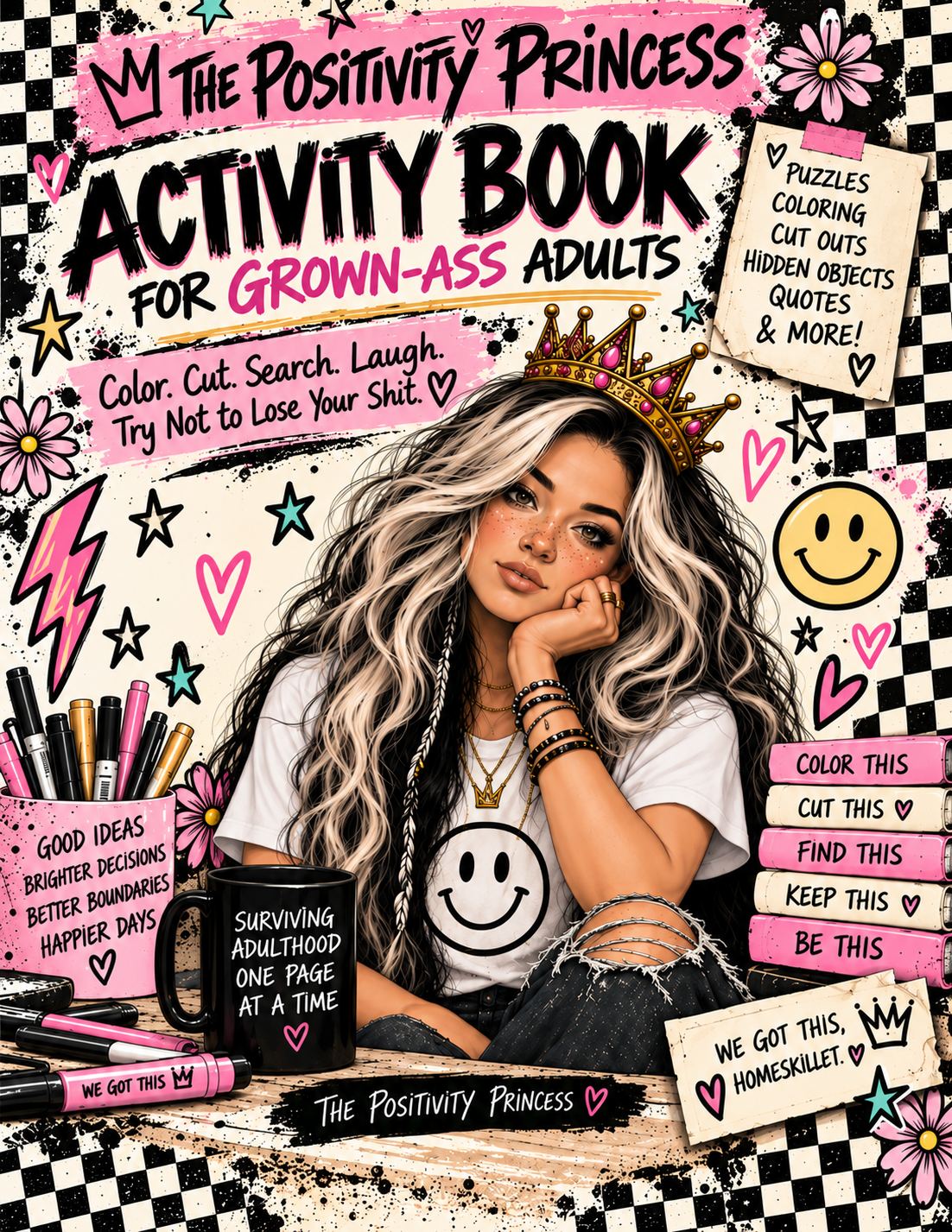ACTIVITY BOOK FOR GROWN-ASS ADULTS
