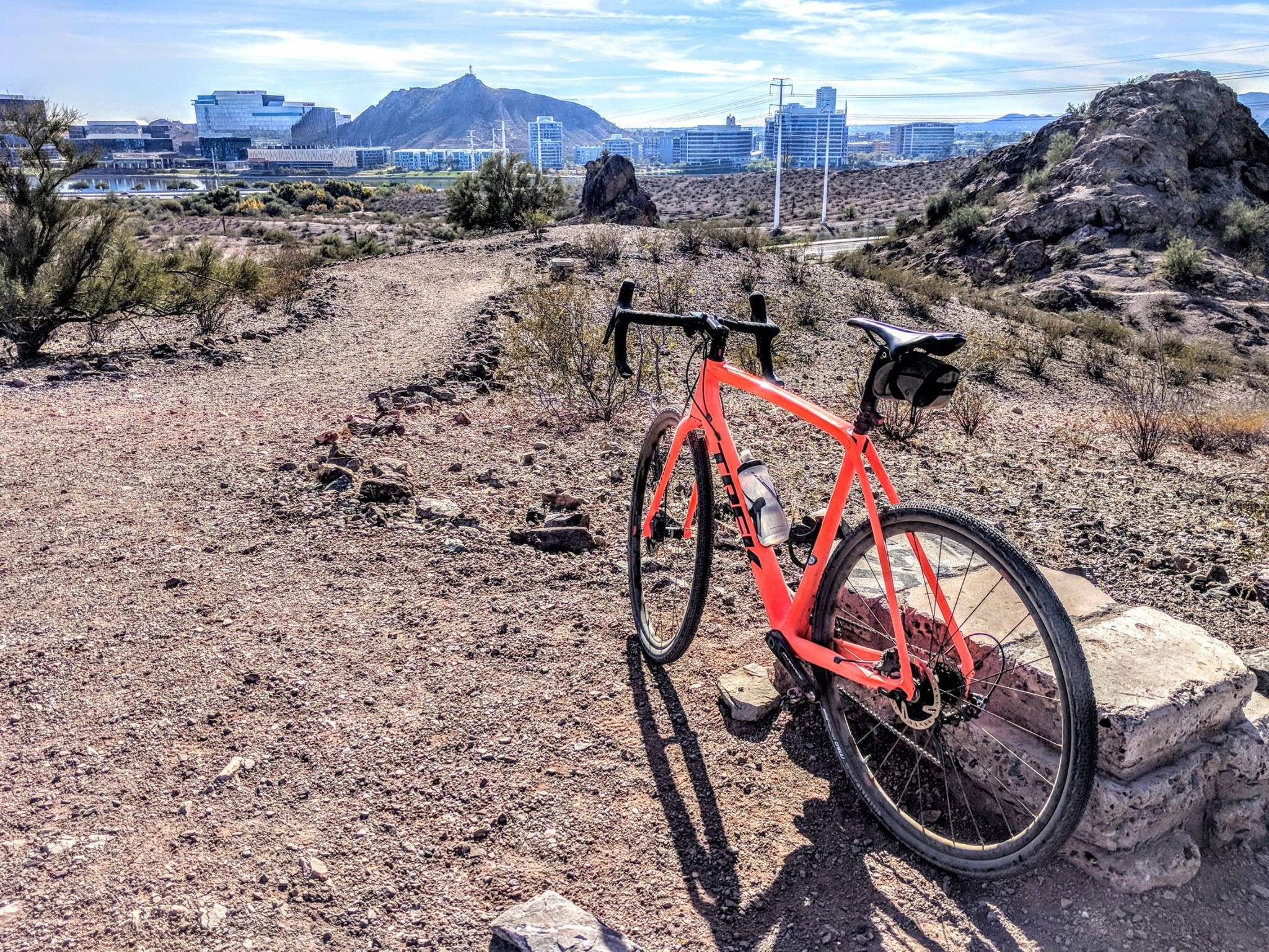 The only smooth place in Papago...