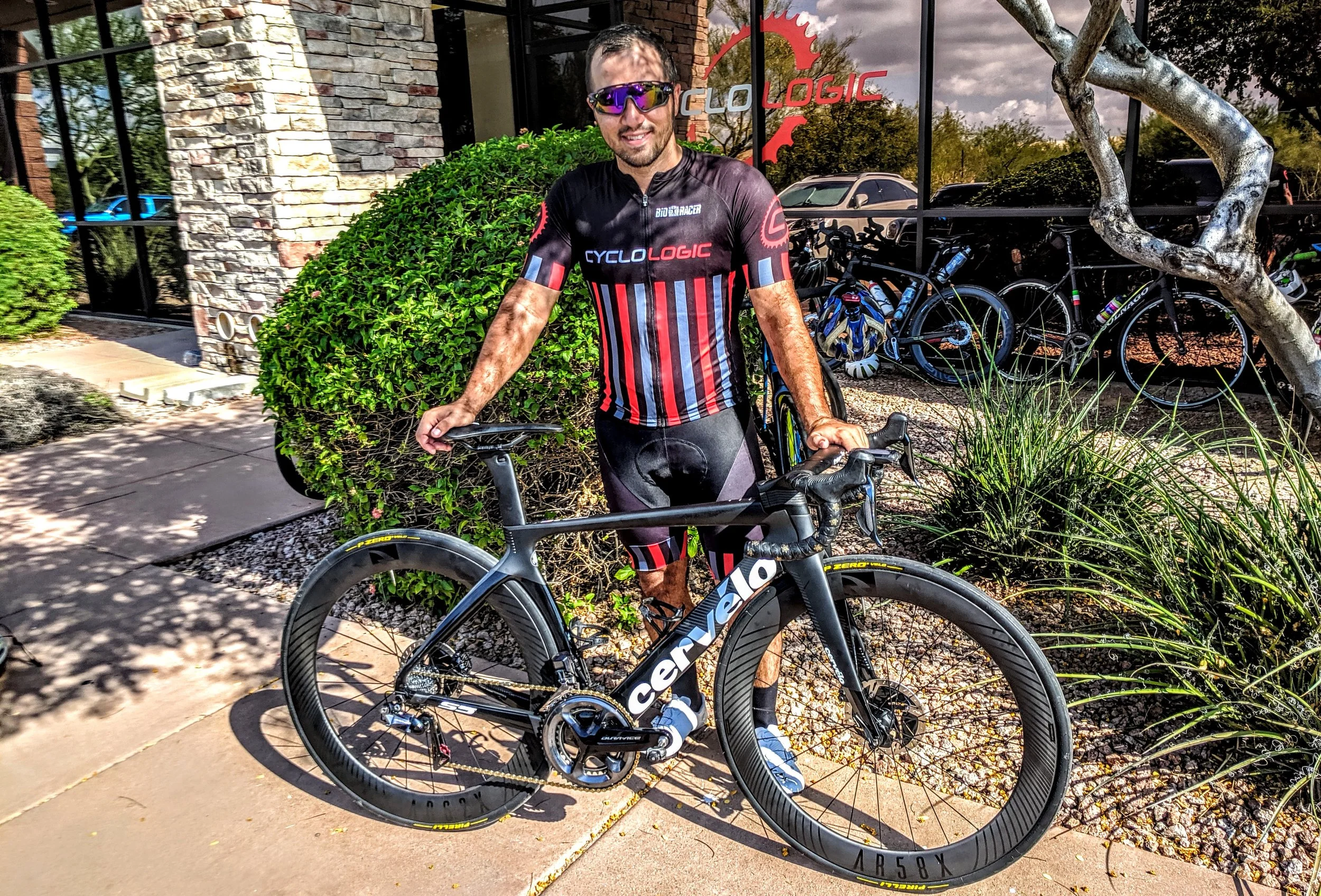 Matching up an aero bike with Bioracer kit? 100% pure speed!