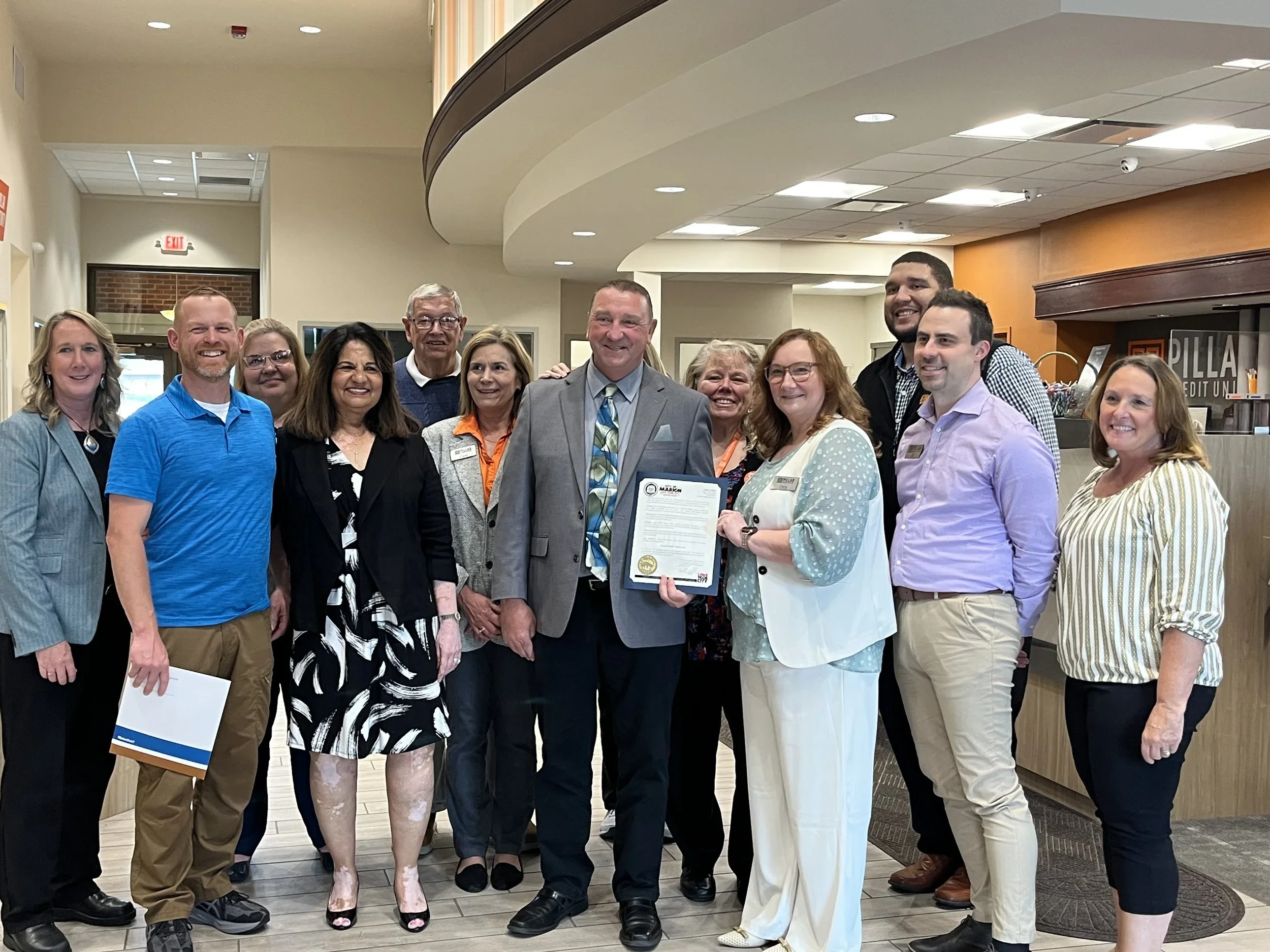 Pillar Credit Union Honored with Mayoral Proclamation for 65 Years of Service